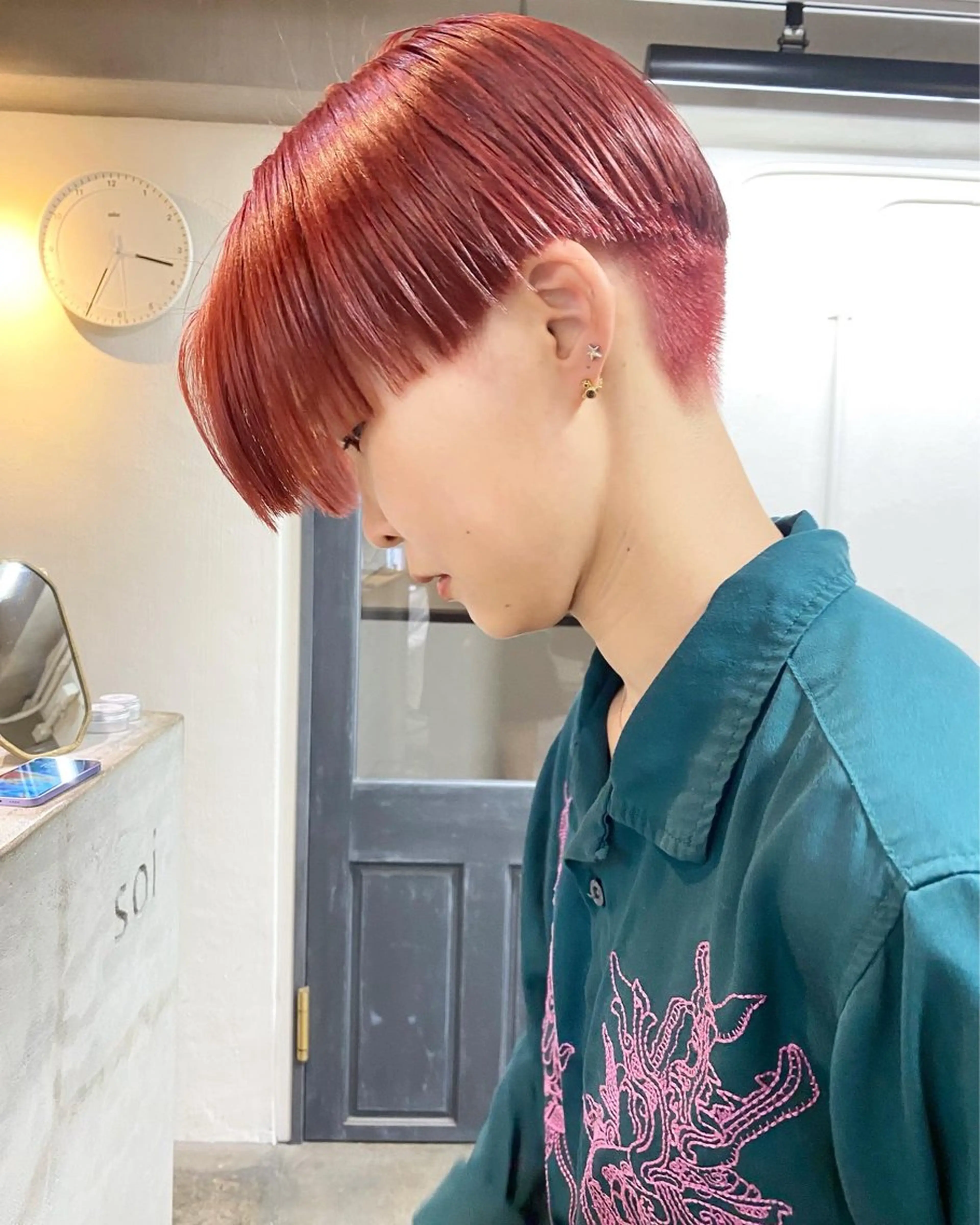 ショート カラー カット ヘアカラー トリートメント 坂本 裕介/パーマのヘアスタイル