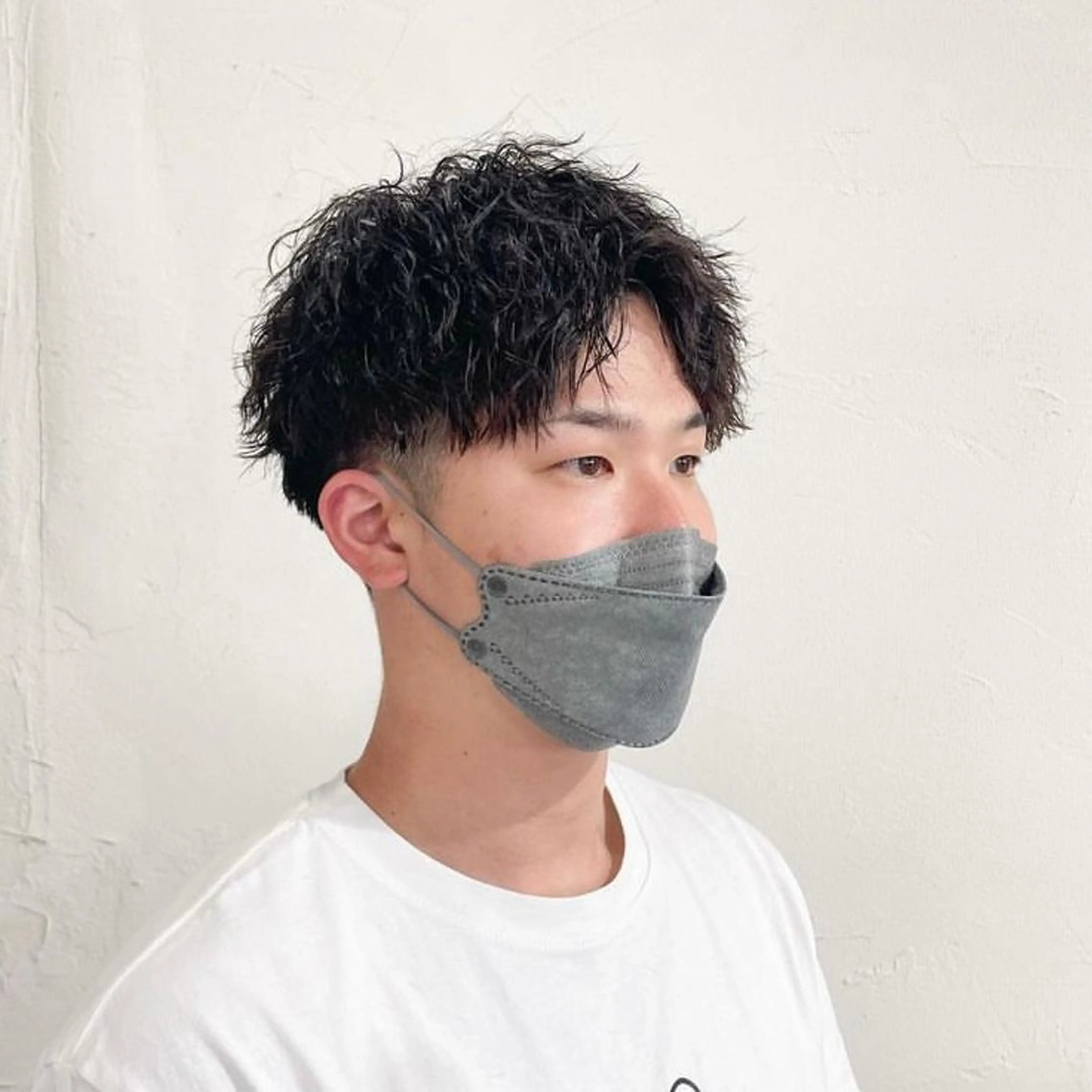 ショート パーマ メンズ ショートヘア soin by poshのヘアスタイル