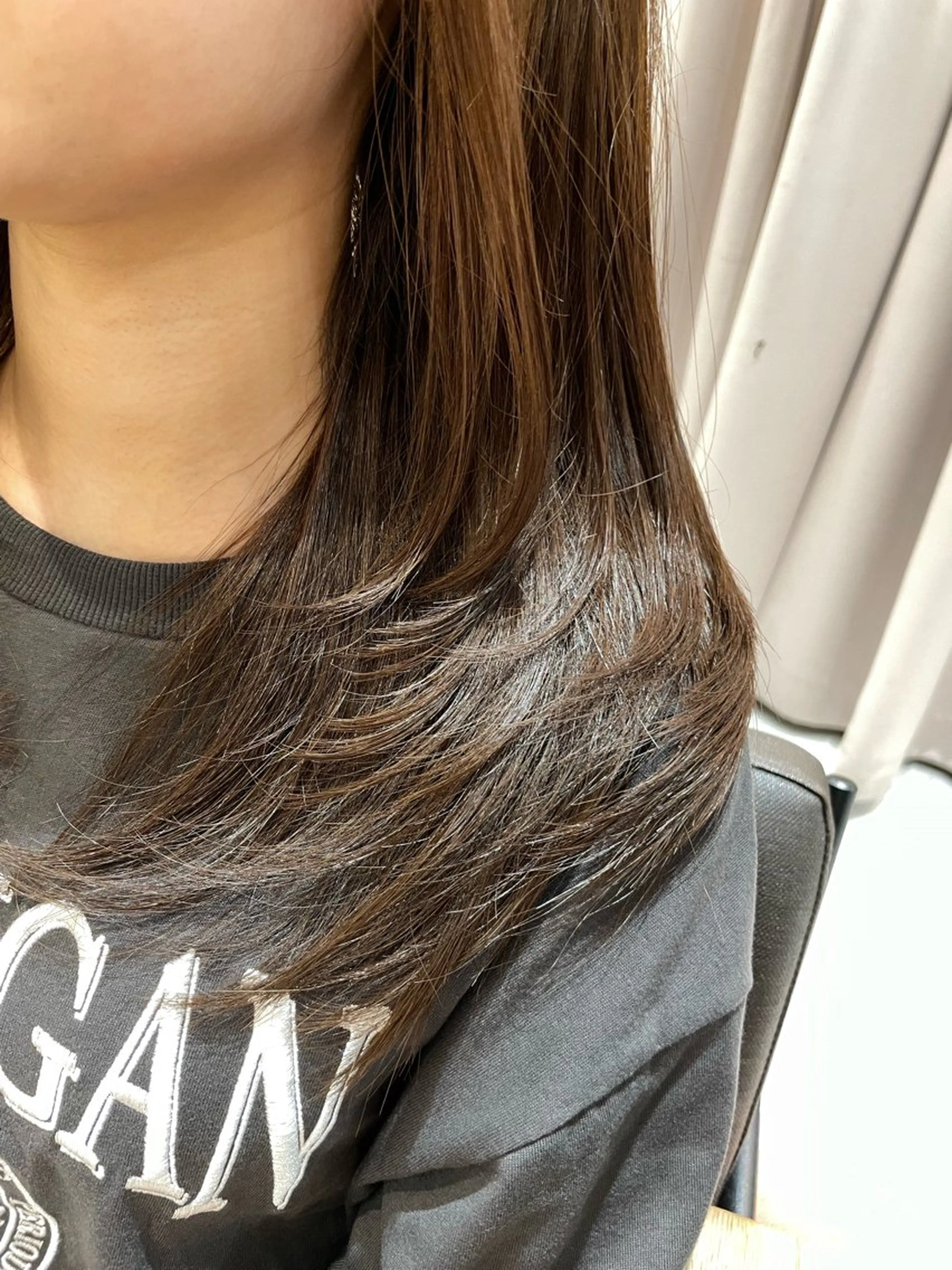 ロング カット ヘアカラー トリートメント 🌟透明感カラー× 小顔カット いっせいのヘアスタイル