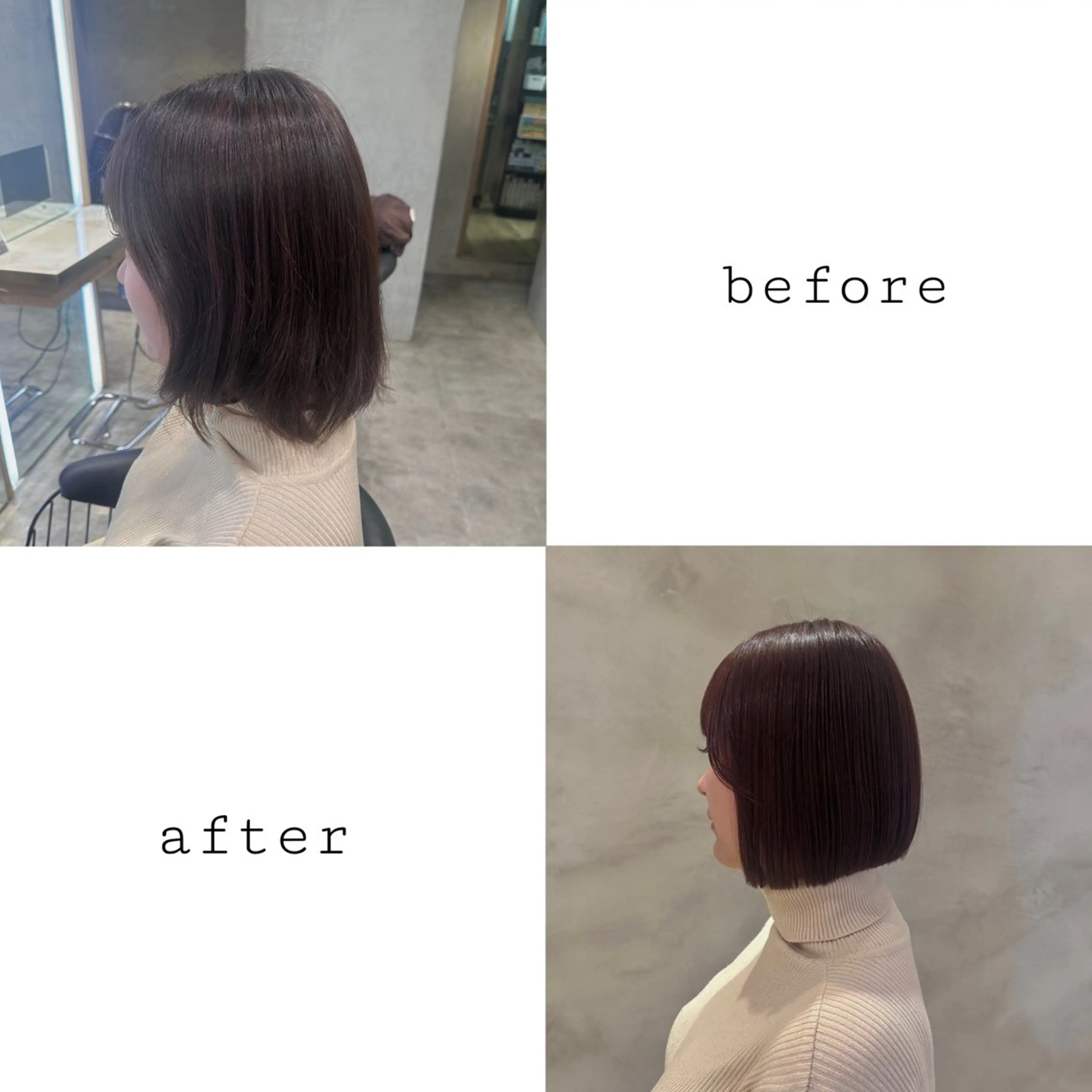 ショート ボブ YU-KI 🐈‍⬛のヘアスタイル
