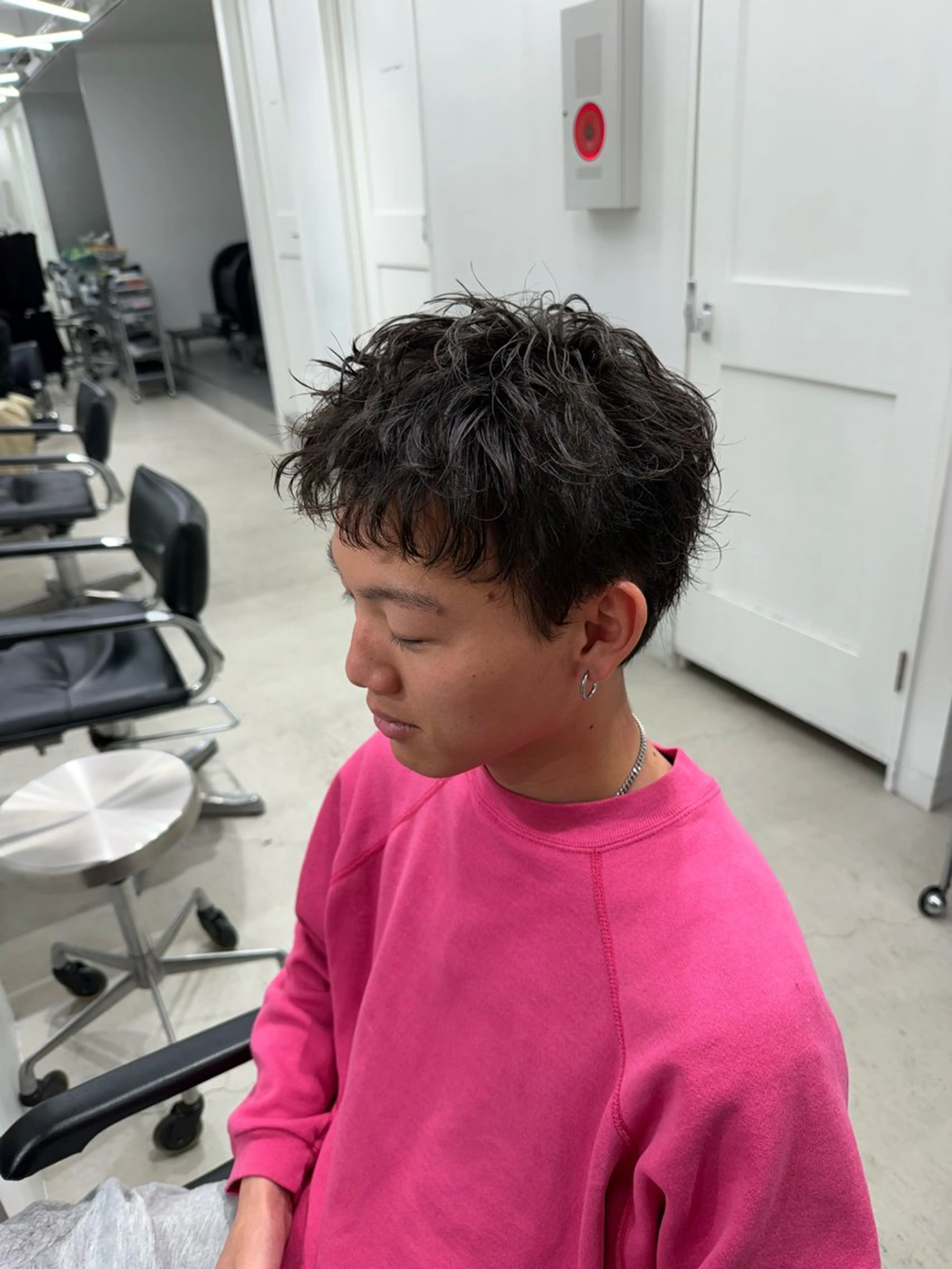 パーマ メンズ 深谷 侑亮のヘアスタイル