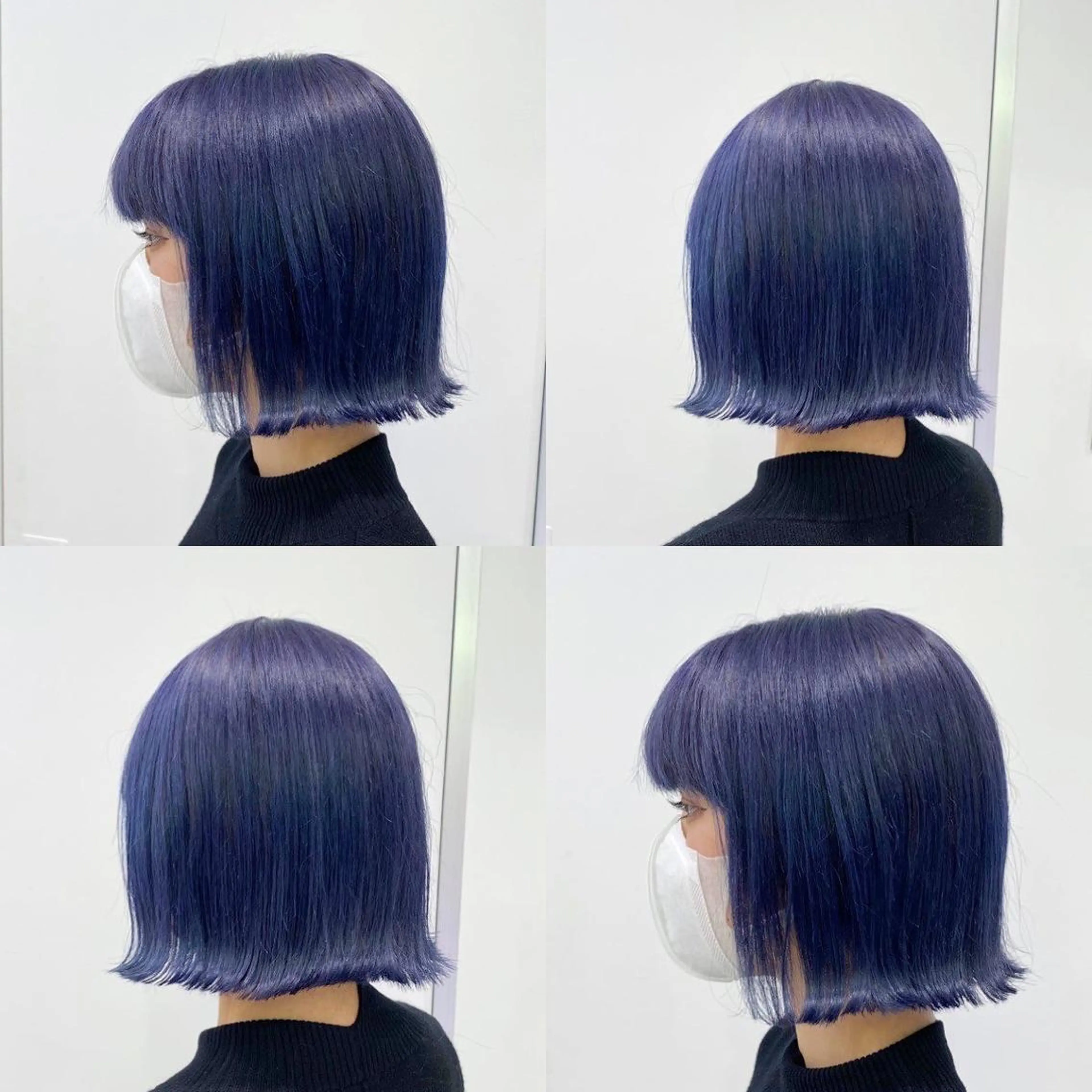 ショート カラー ヘアアレンジ メンズ 🦋重くない暗髪🦋 Hana🦋のヘアスタイル