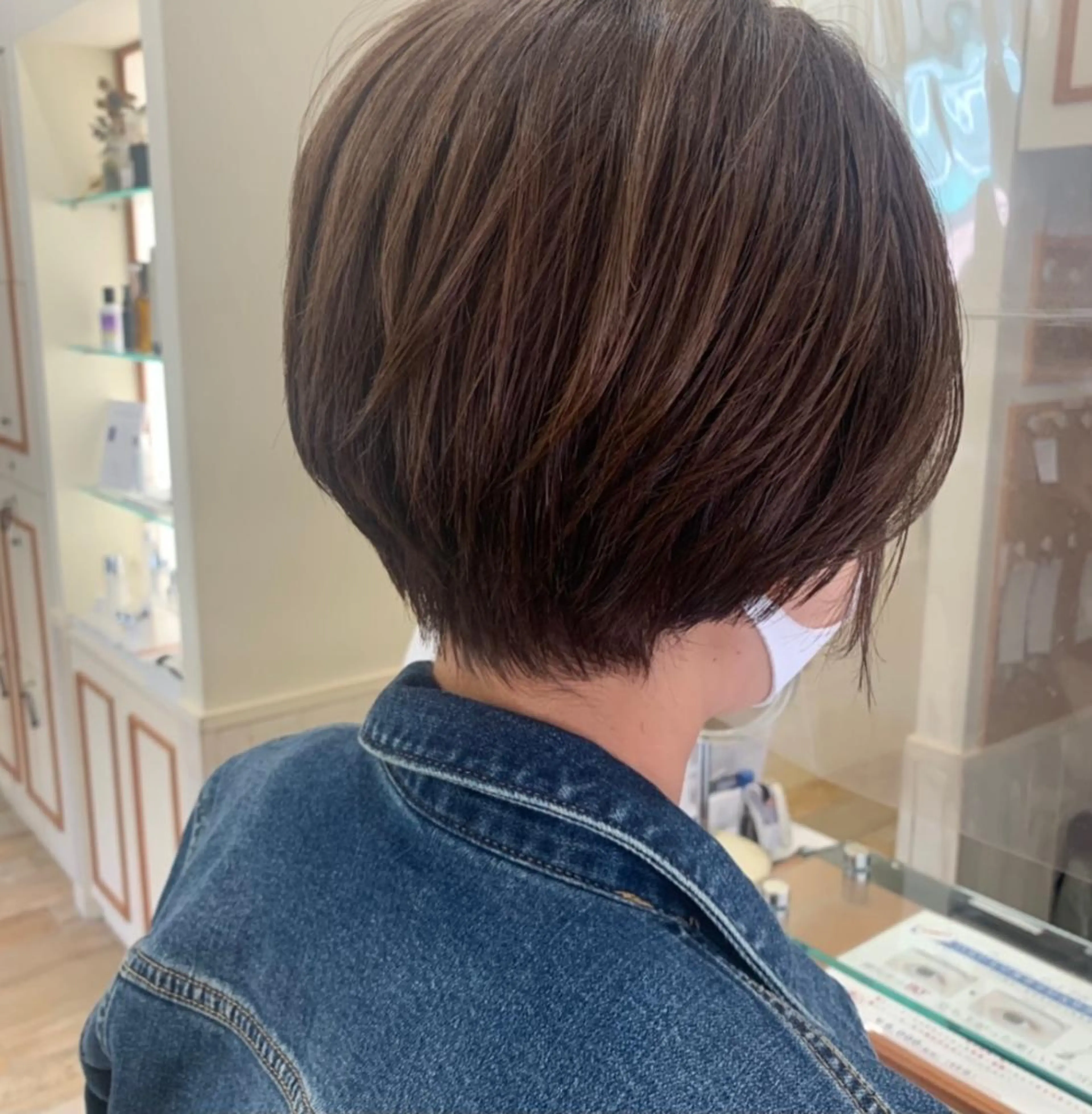 ショート カラー カット ヘアカラー トリートメント ボブ/美髪矯正 /佐藤　奈巳のヘアスタイル