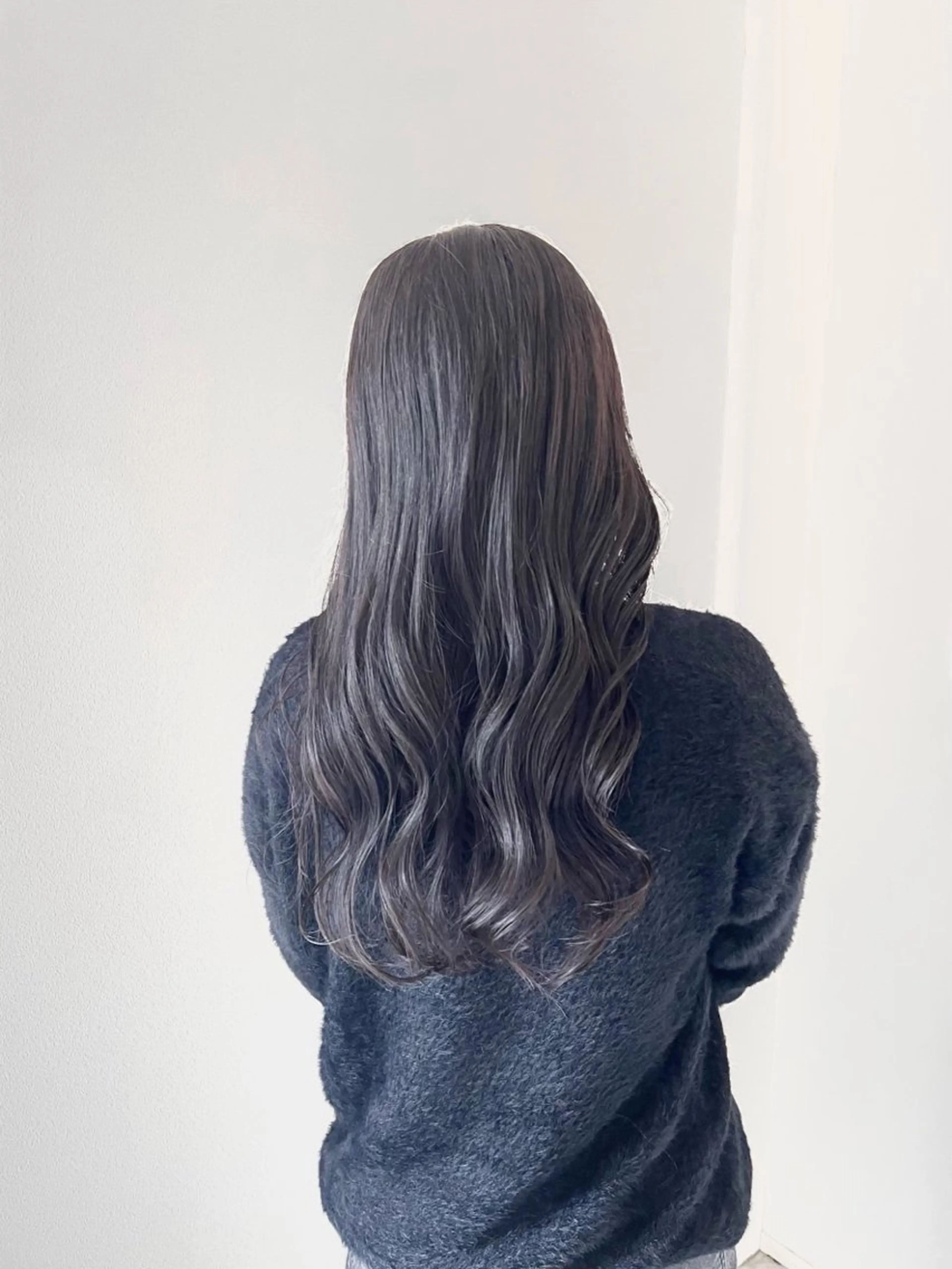 ロング カラー カット ヘアカラー トリートメント 艶髪✨️ kuyumi🌷のヘアスタイル