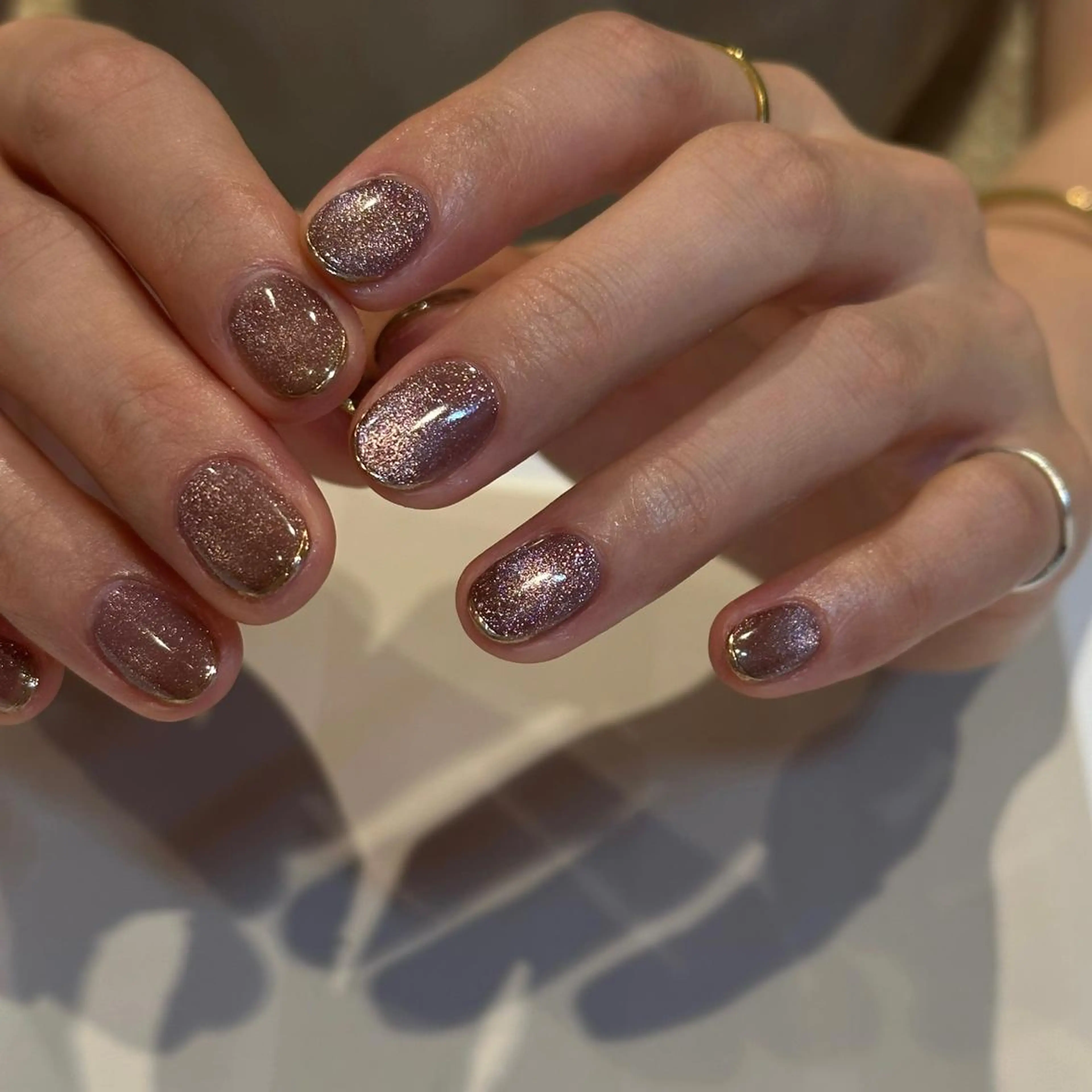 ショート カラー パーマ ヘアアレンジ メンズ キッズ ネイル マツエク・マツパ アイブロウ フレンチネイル マグネットネイル マグネットフレンチ ハンドネイル ar. harajukuのネイルデザイン