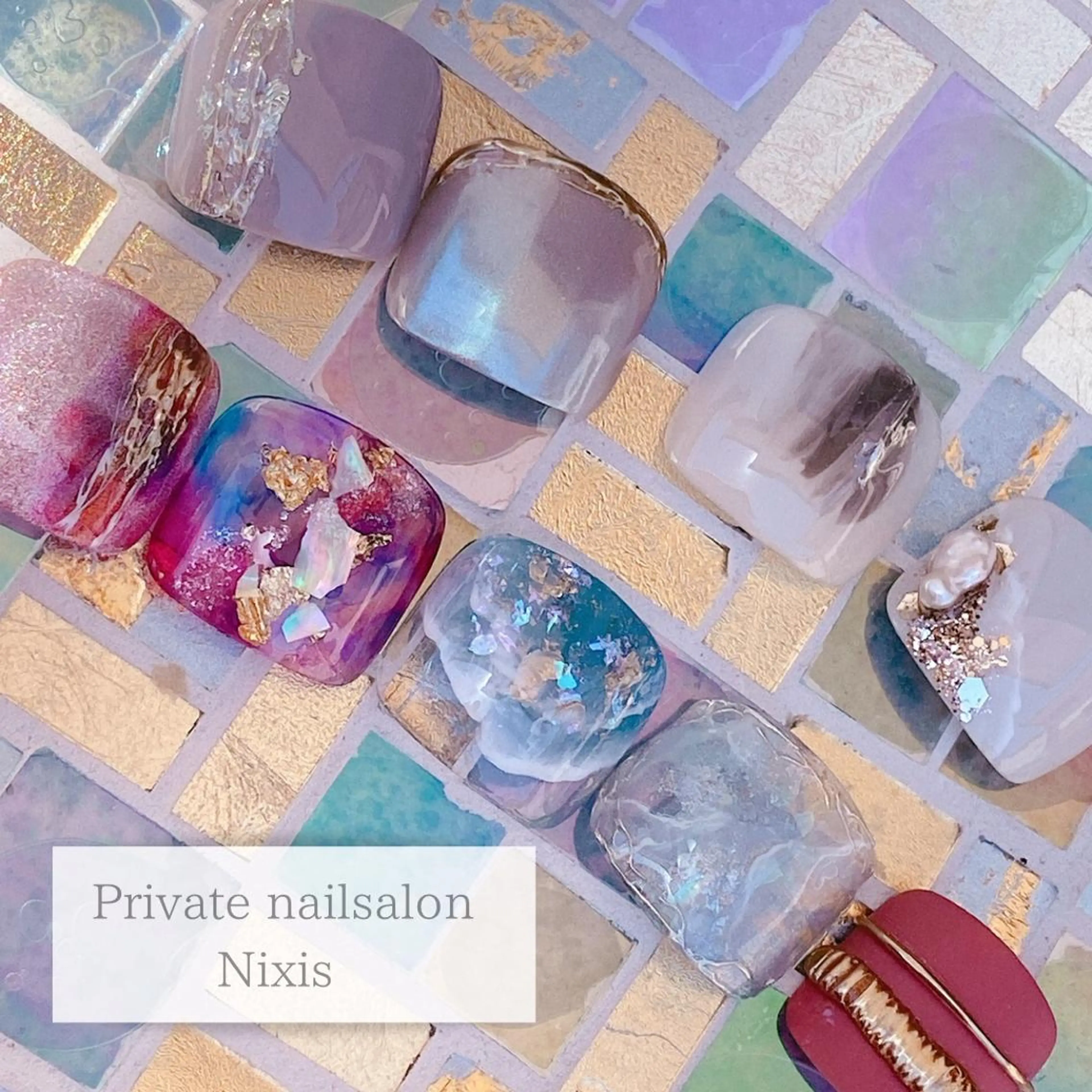 ネイル 大人キレイ 𝑁𝑖𝑥𝑖𝑠のネイルデザイン