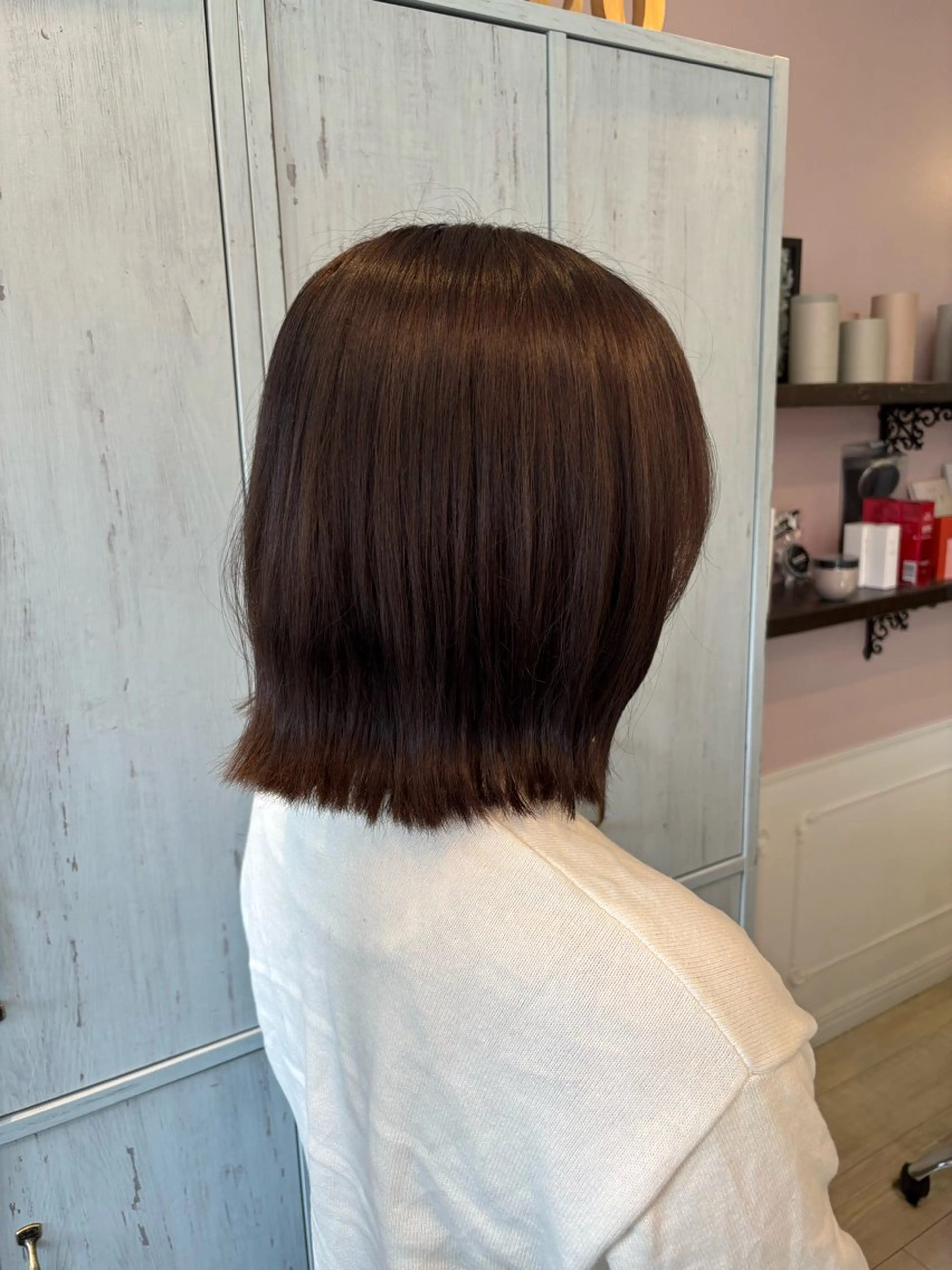 ミディアム カット 🫧Ayumu🫧 透明感カラー/春日のヘアスタイル