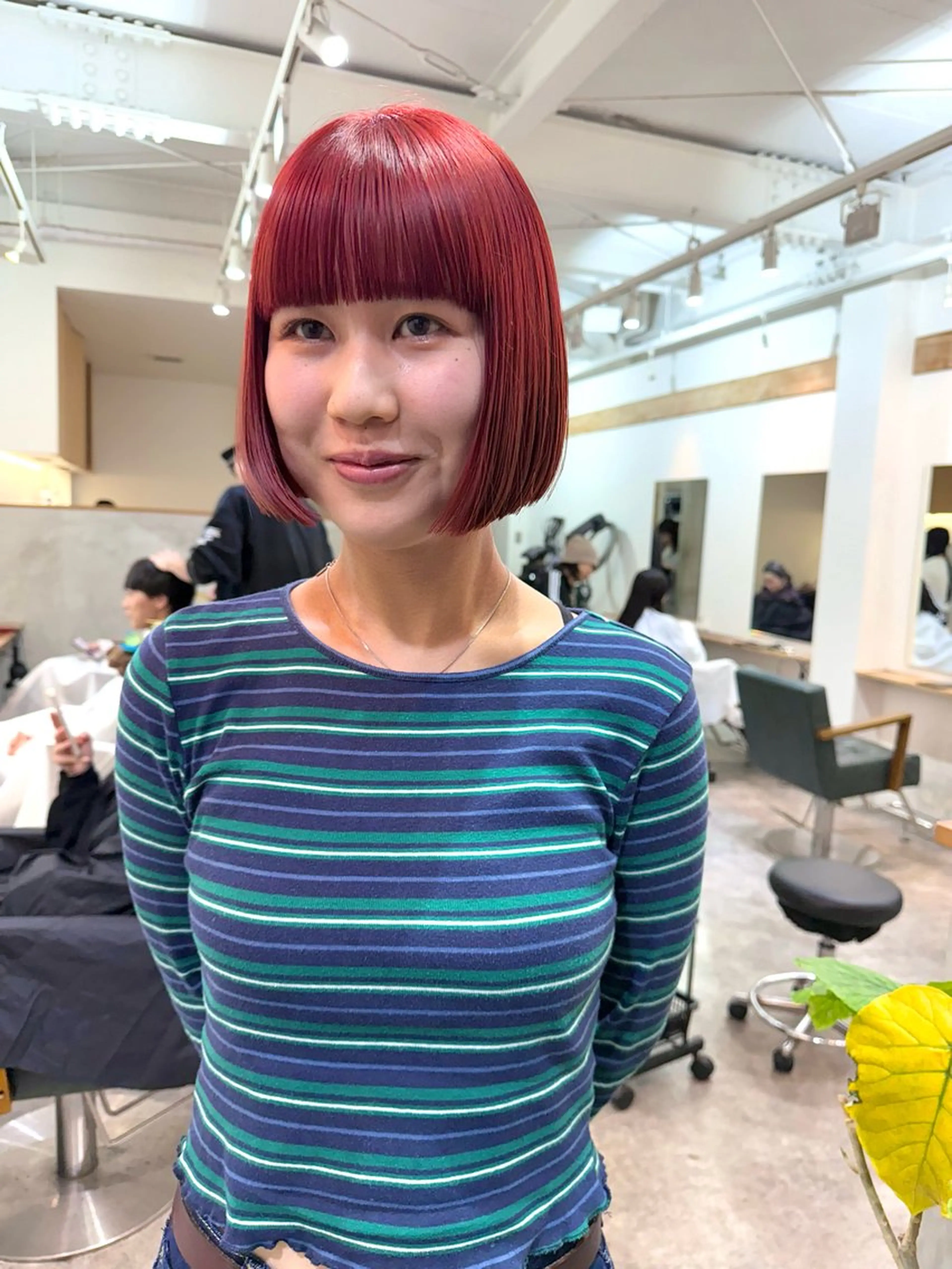 ショート カラー ブリーチ ダブルカラー ブリーチなしカラー カット ヘアカラー トリートメント パーマ/透明感カラー /ボブ/吉田一生のヘアスタイル
