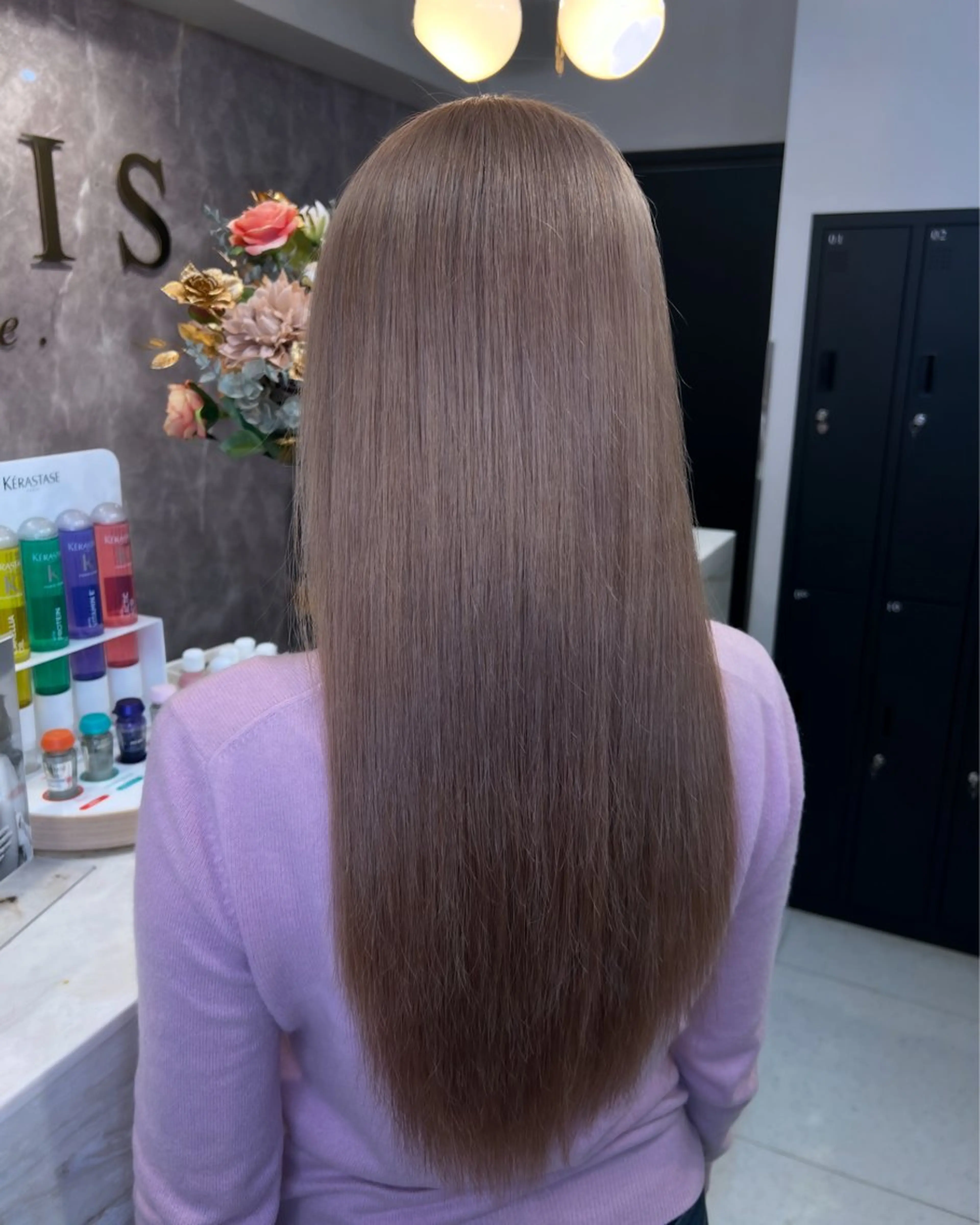 ロング カラー シールエクステ ベージュカラー ブリーチ ケアブリーチ 透明感カラー ヘアカラー 渋谷髪質改善/縮毛 矯正/かすが🪽🫧のヘアスタイル