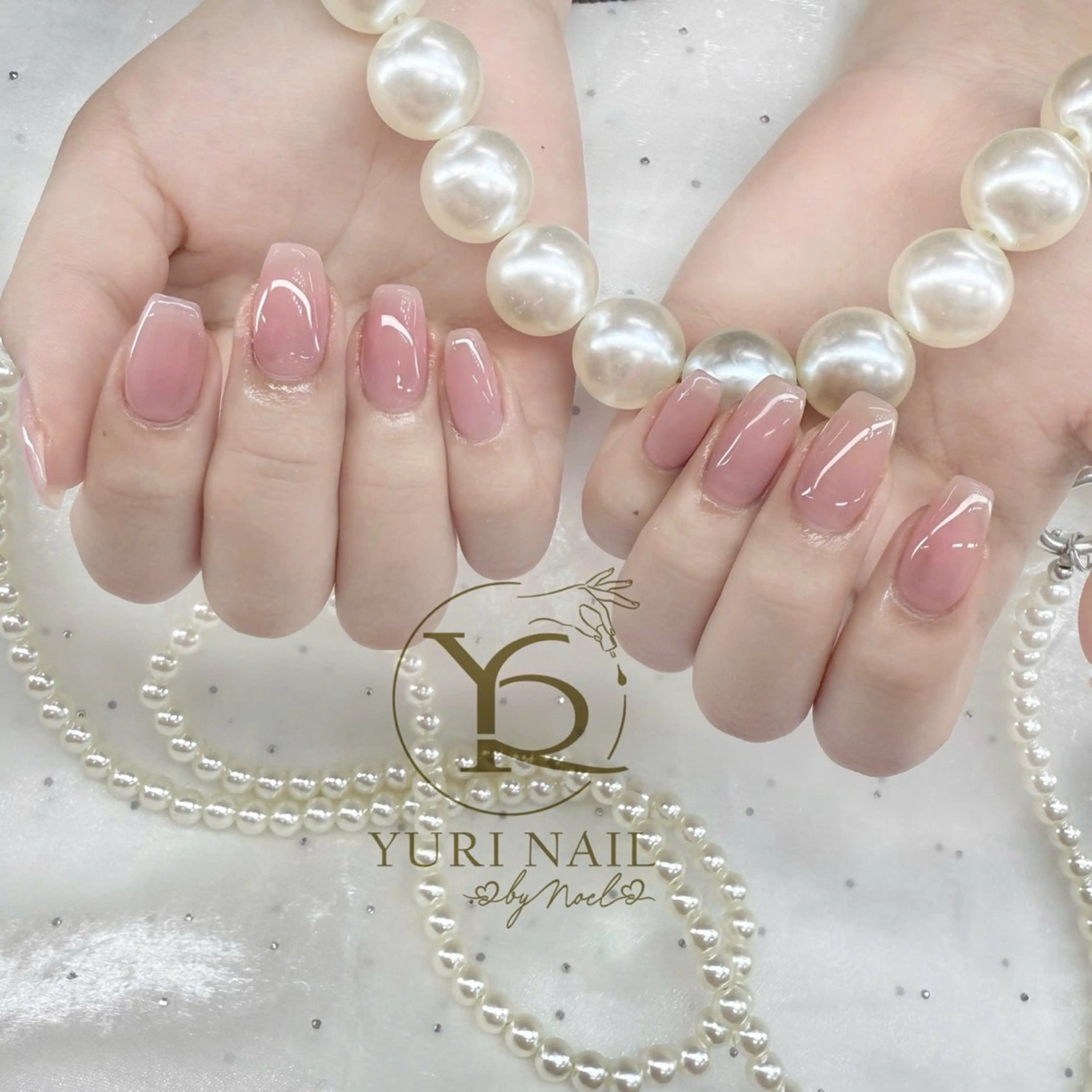 ネイル チークネイル フットネイル フレンチネイル グラデーション キラキラネイル ハンドネイル フットネイル YURI Nail Funabashiのネイルデザイン