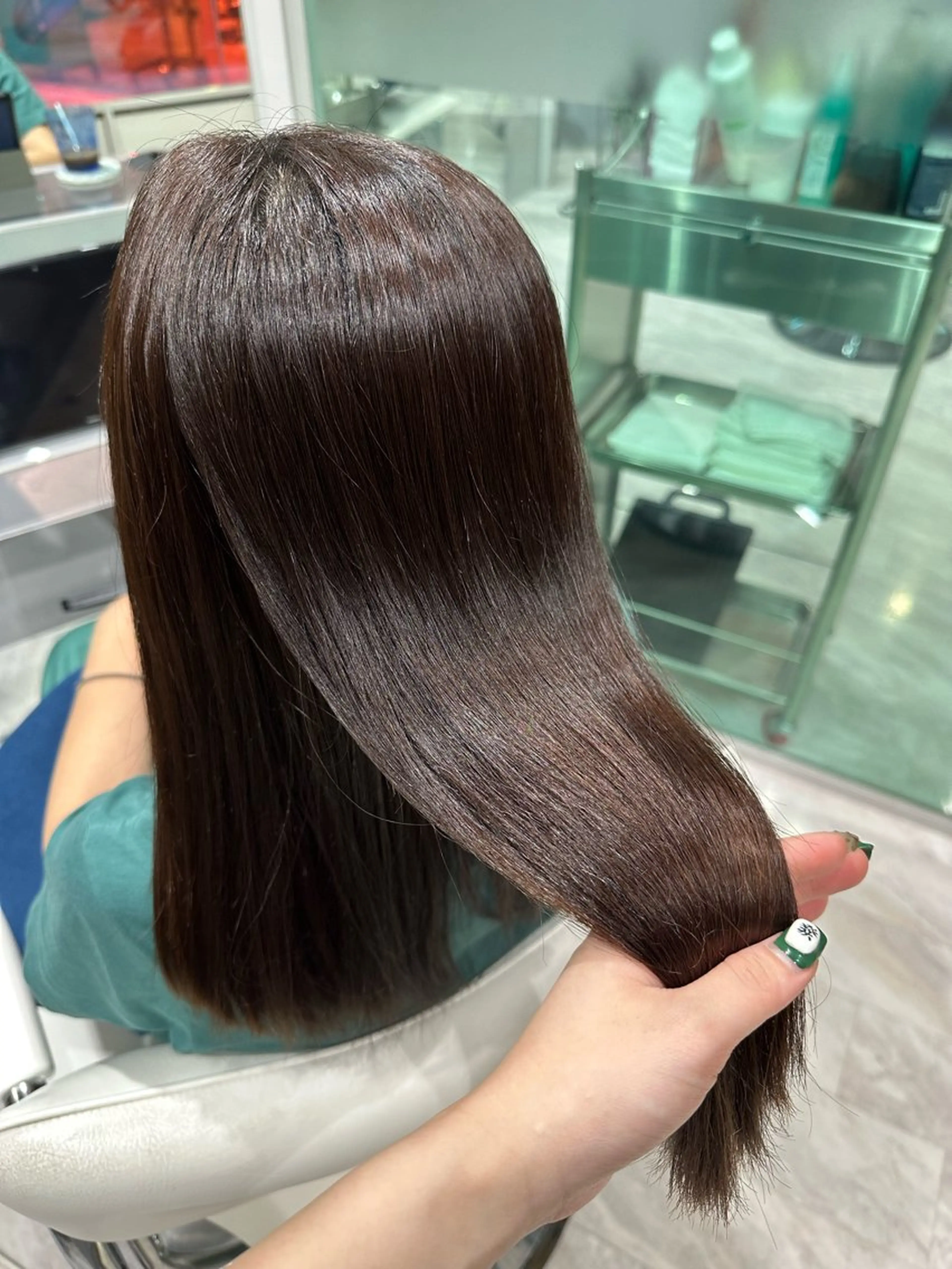 ミディアム トリートメント 酸性ストレート/艶髪 /縮毛/sara❄️のヘアスタイル