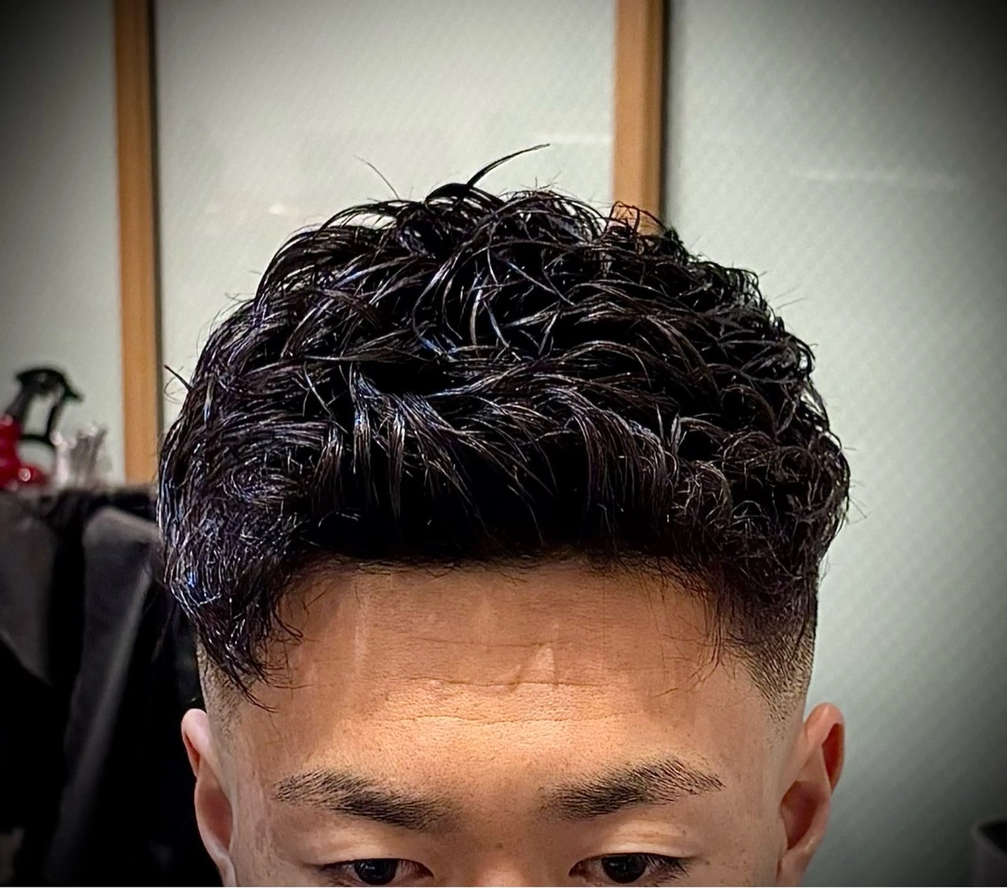 パーマ メンズ 💈barber 中根 龍星のヘアスタイル