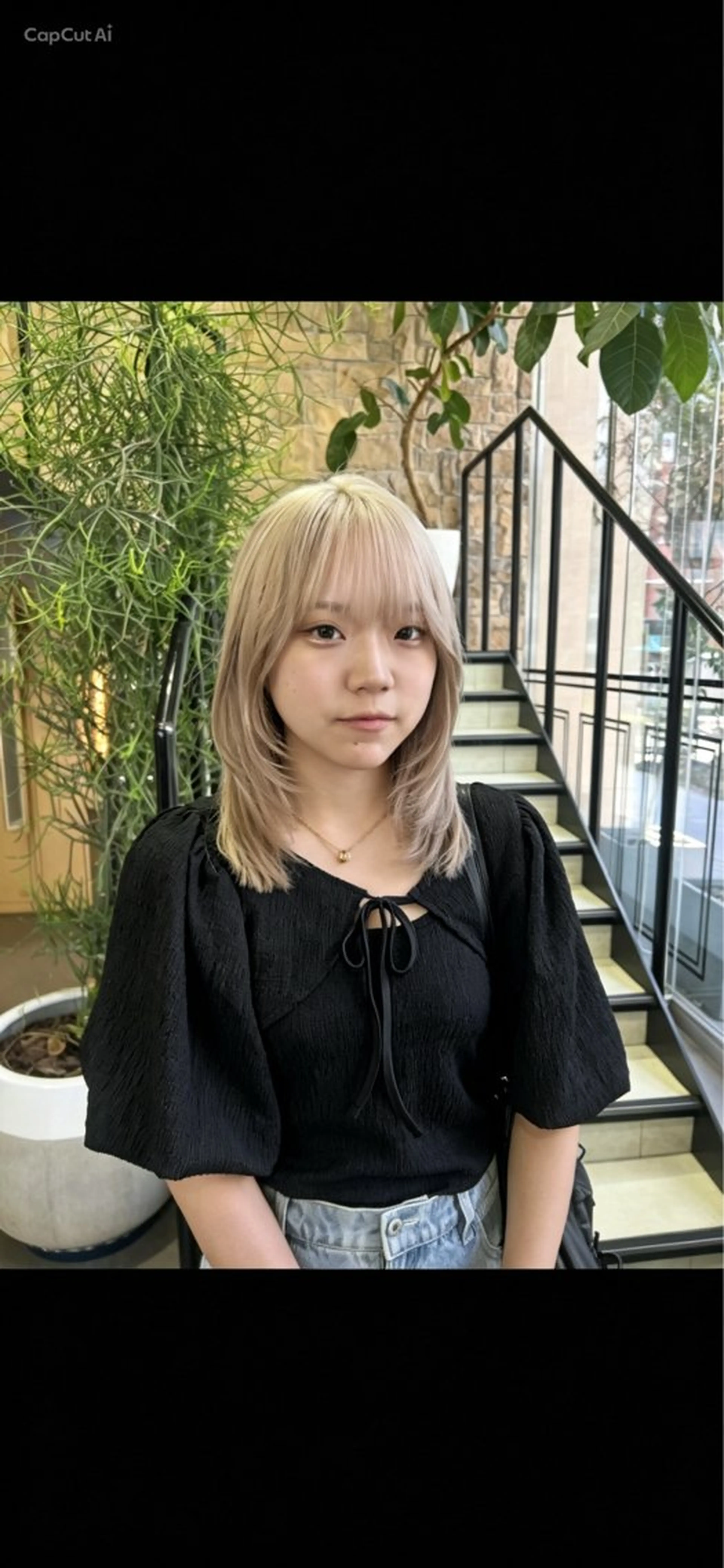 ミディアム カット 韓国レイヤー/ボブ /ジュンエイのヘアスタイル