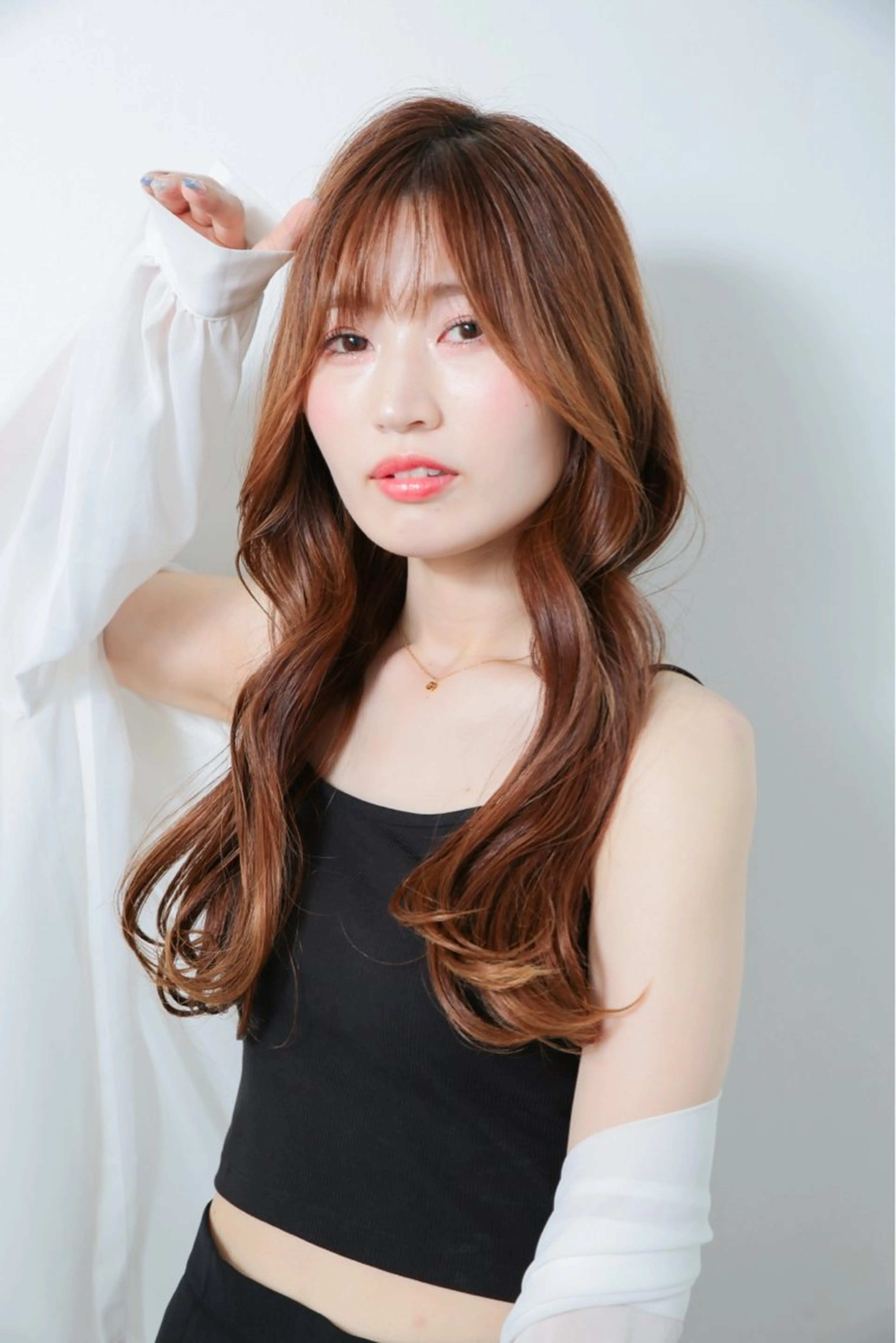 ロング カラー カット トリートメント 💎髪質改善💎艶髪 💎ブリーチ💎津村のヘアスタイル