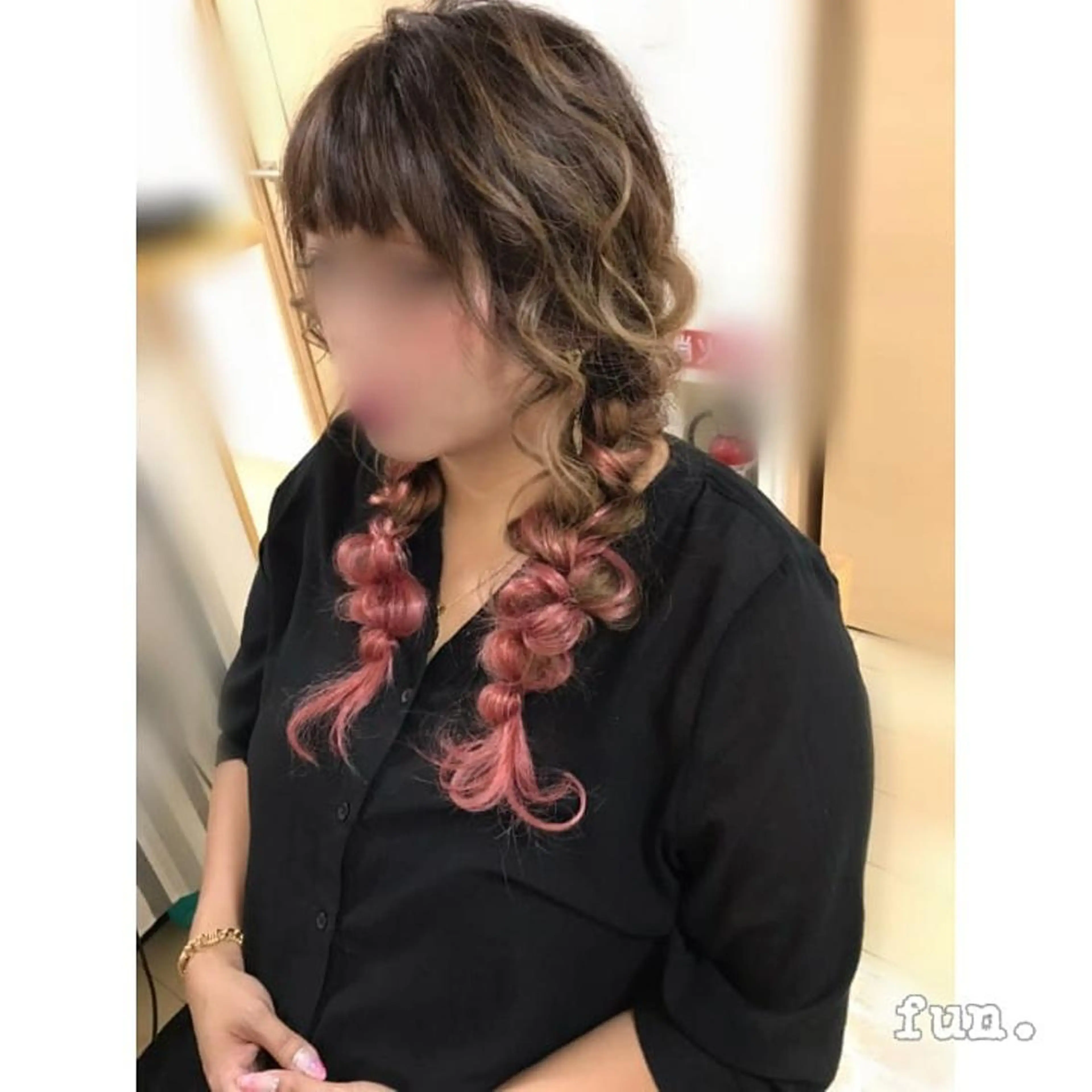 セミロング ヘアアレンジ fun./ヘアセット /エクステ/着付のその他イメージ