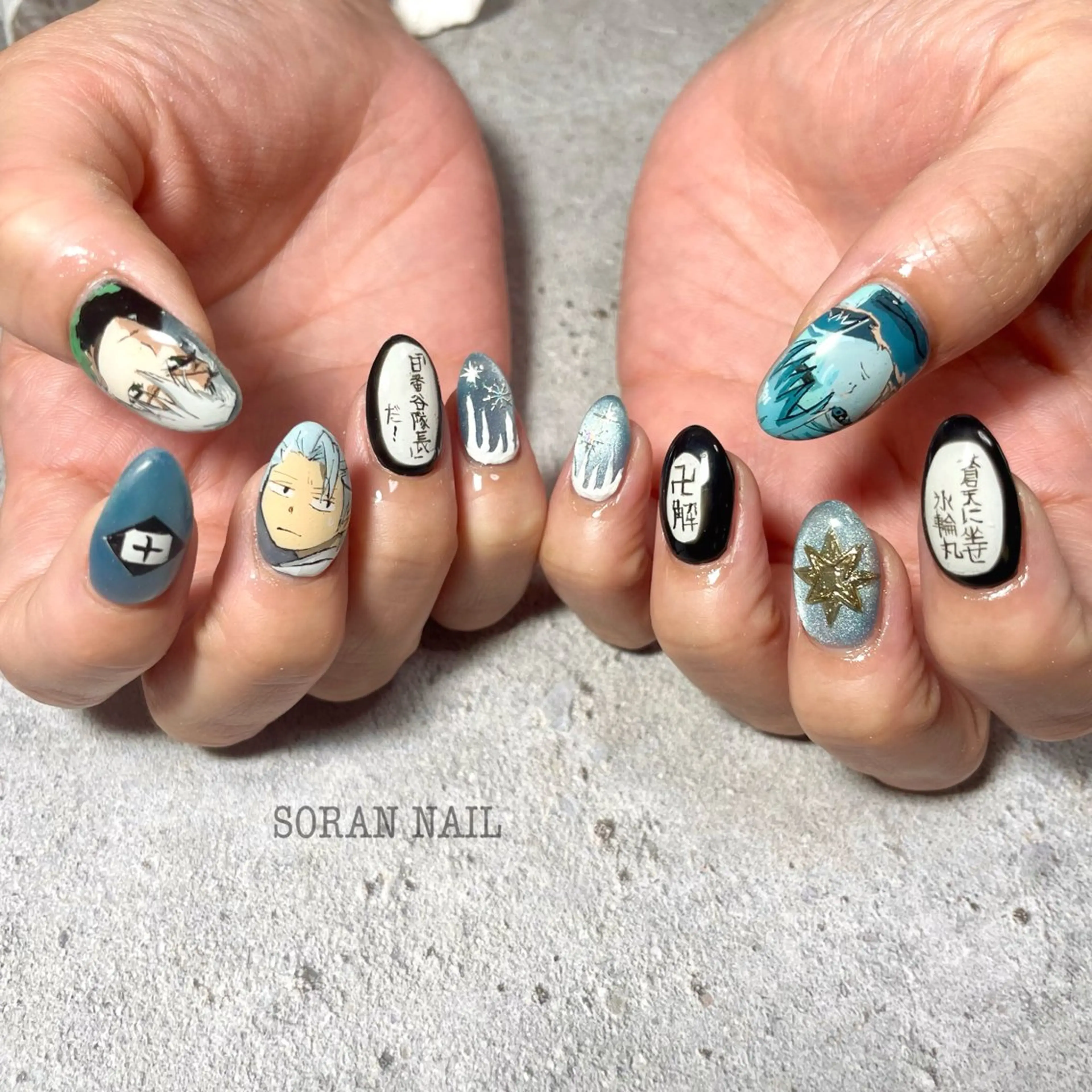 ハンドネイル フットネイル soran nailのネイルデザイン