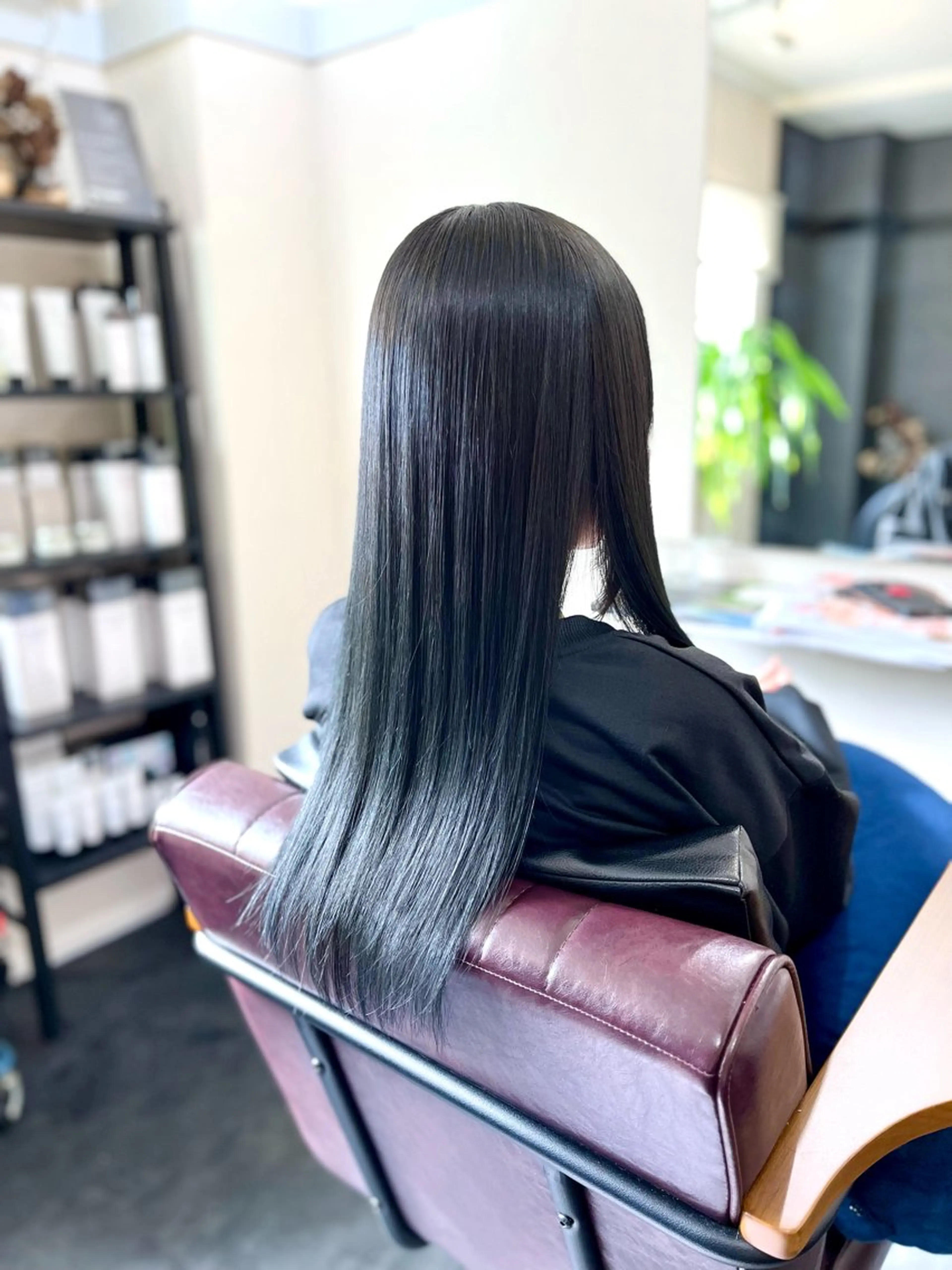 ロング カラー ネイビーカラー 髪質改善 ヘアカラー トリートメント wavi hair所属・後藤 ユウキ/髪質改善🫧のヘアスタイル