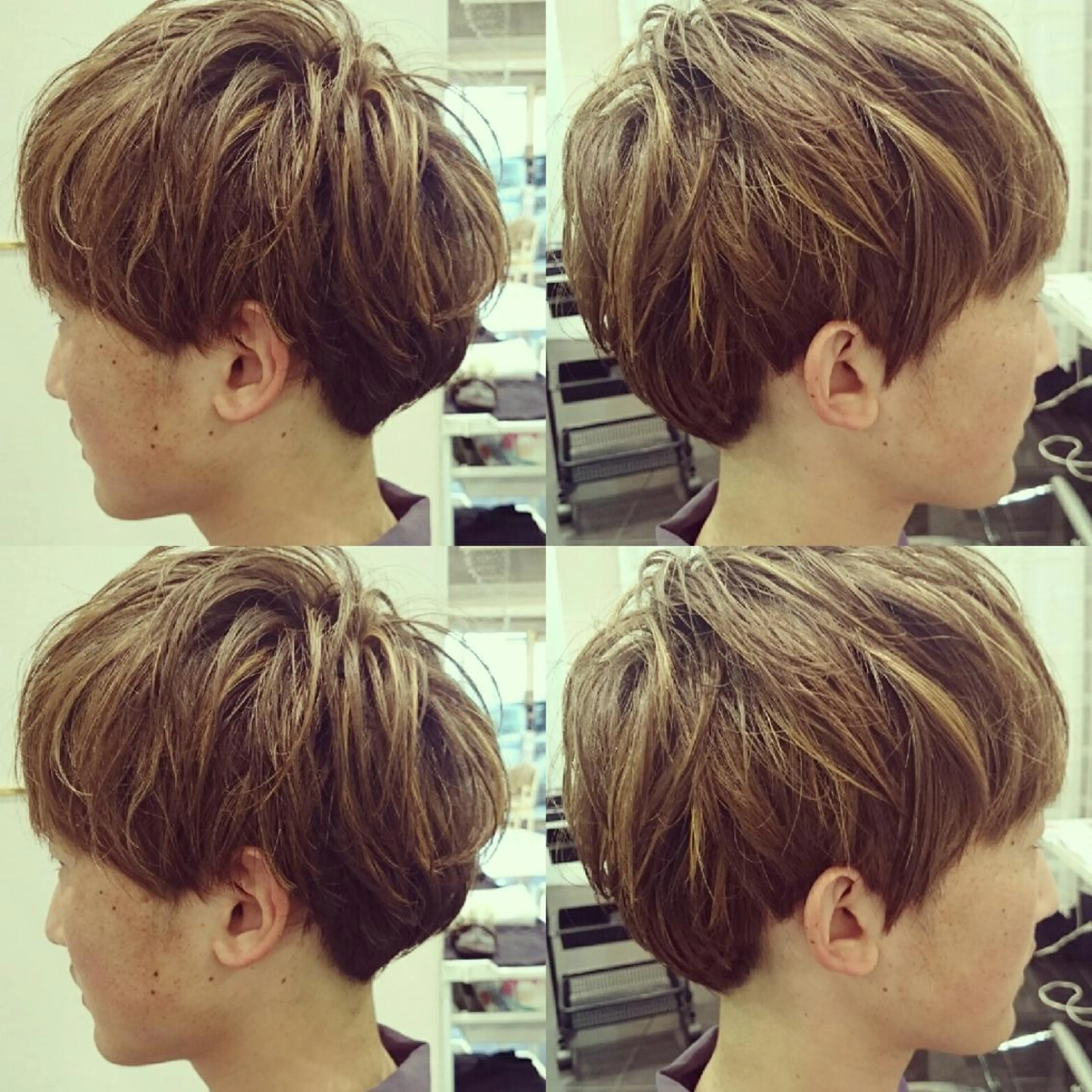 men'sカット＋カラーの写真