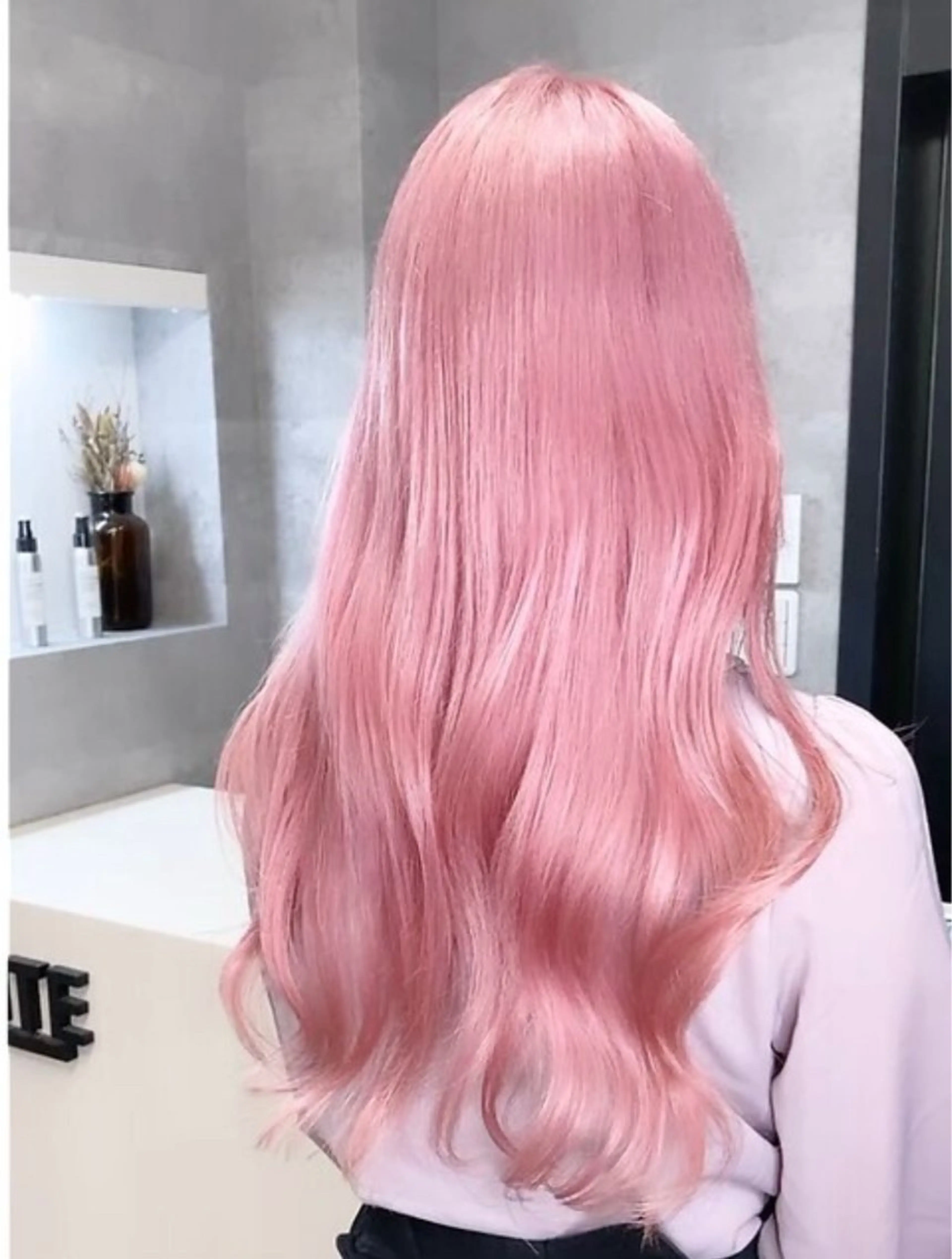 ロング カラー エクステ ダブルカラー新宿のヘアスタイル