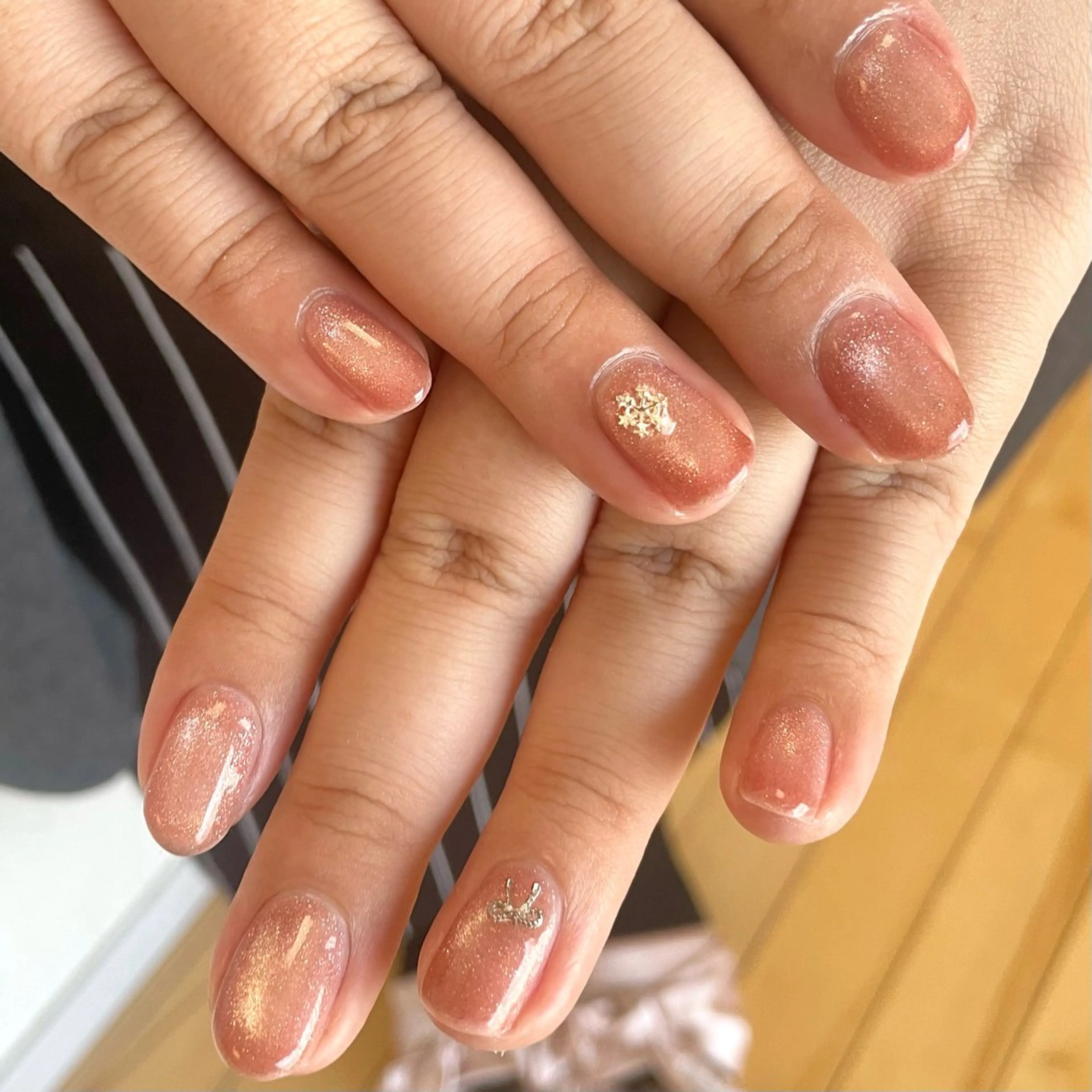 ネイル ジェルネイル マグネットネイル ハンドネイル Nail ヌシん家 AKANEのネイルデザイン