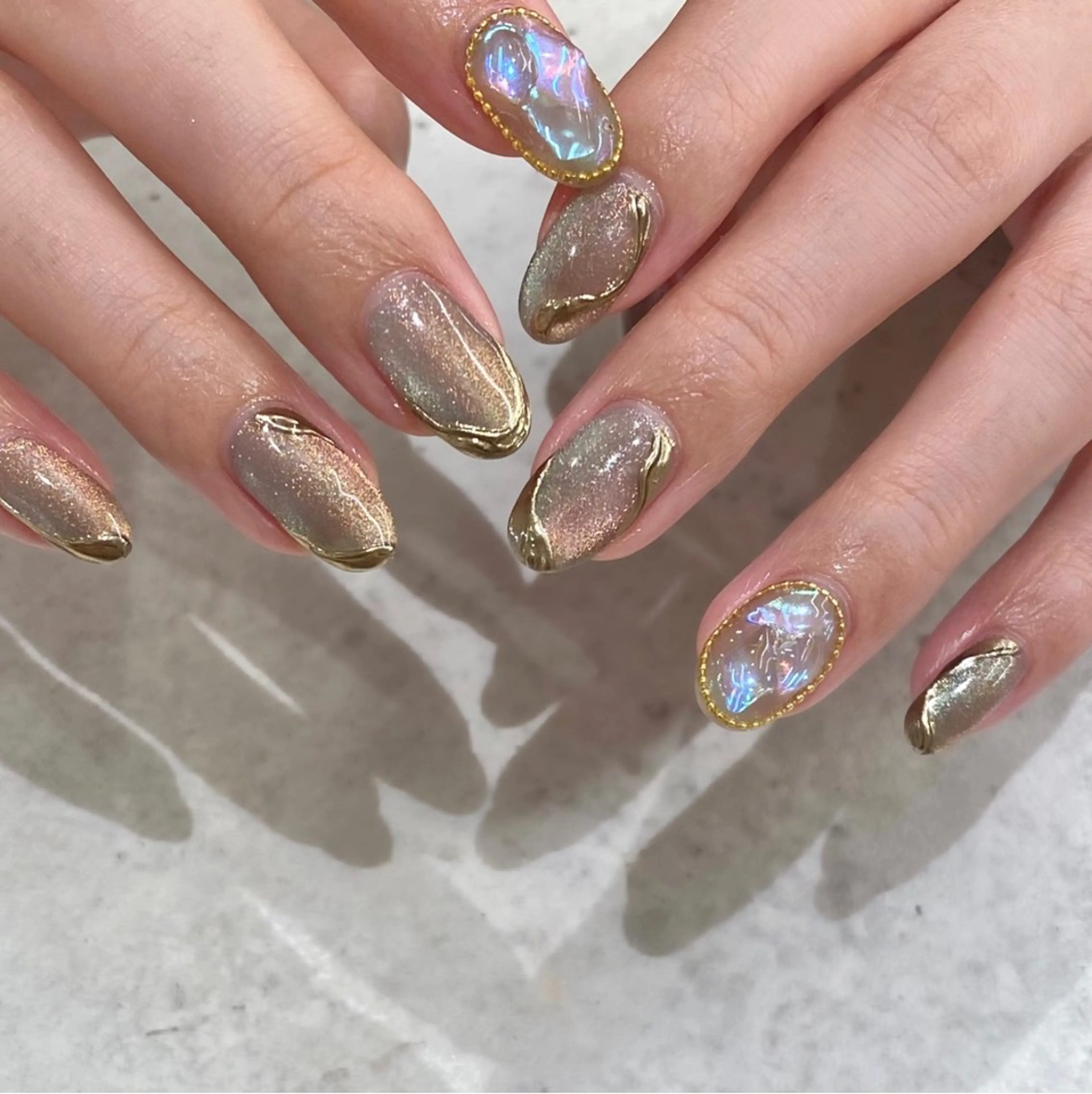 ネイル 持ち込み Yuriko Omi パラジェル/渋谷のネイルデザイン