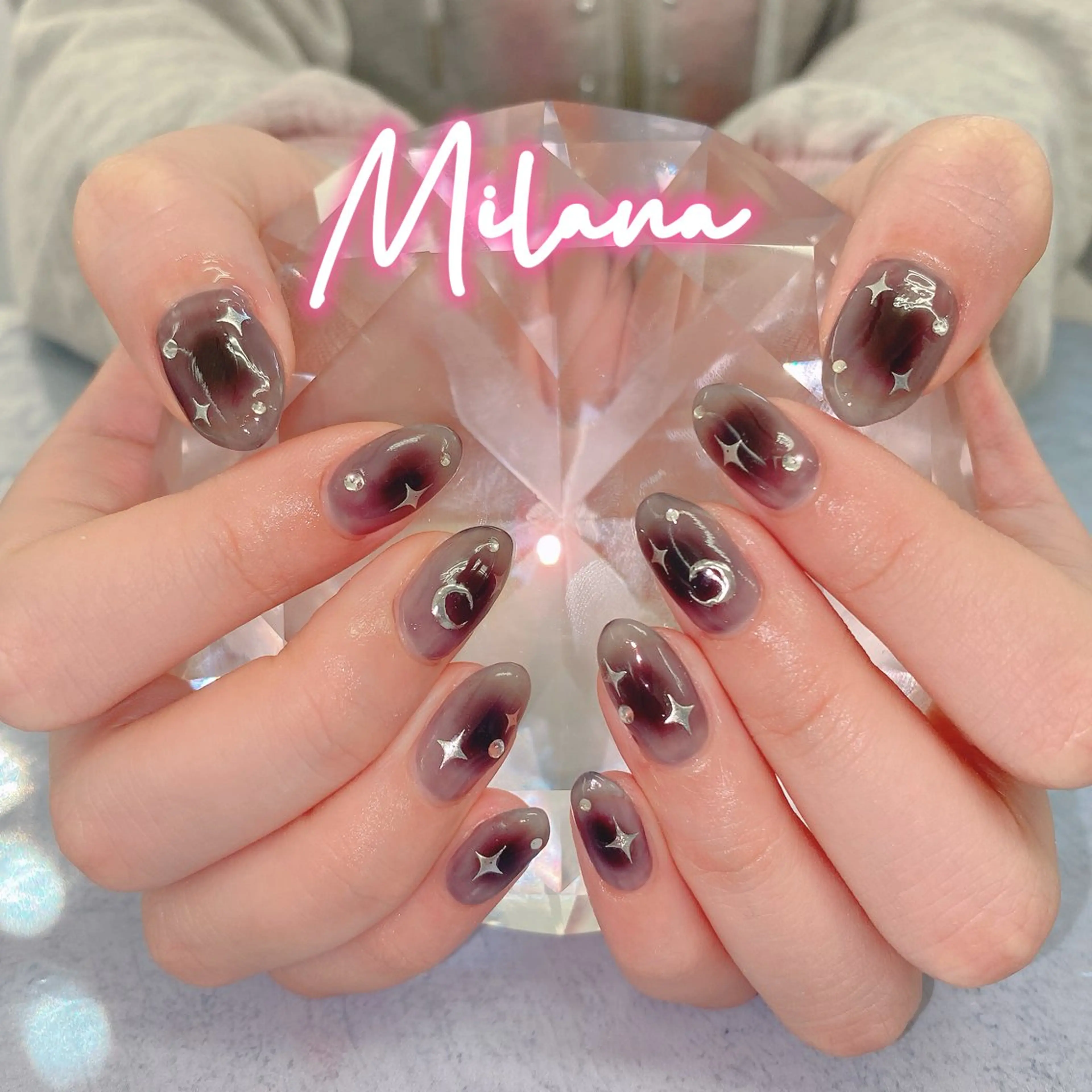 ネイル チークネイル ハンドネイル Milana （研修生メニュー）のネイルデザイン