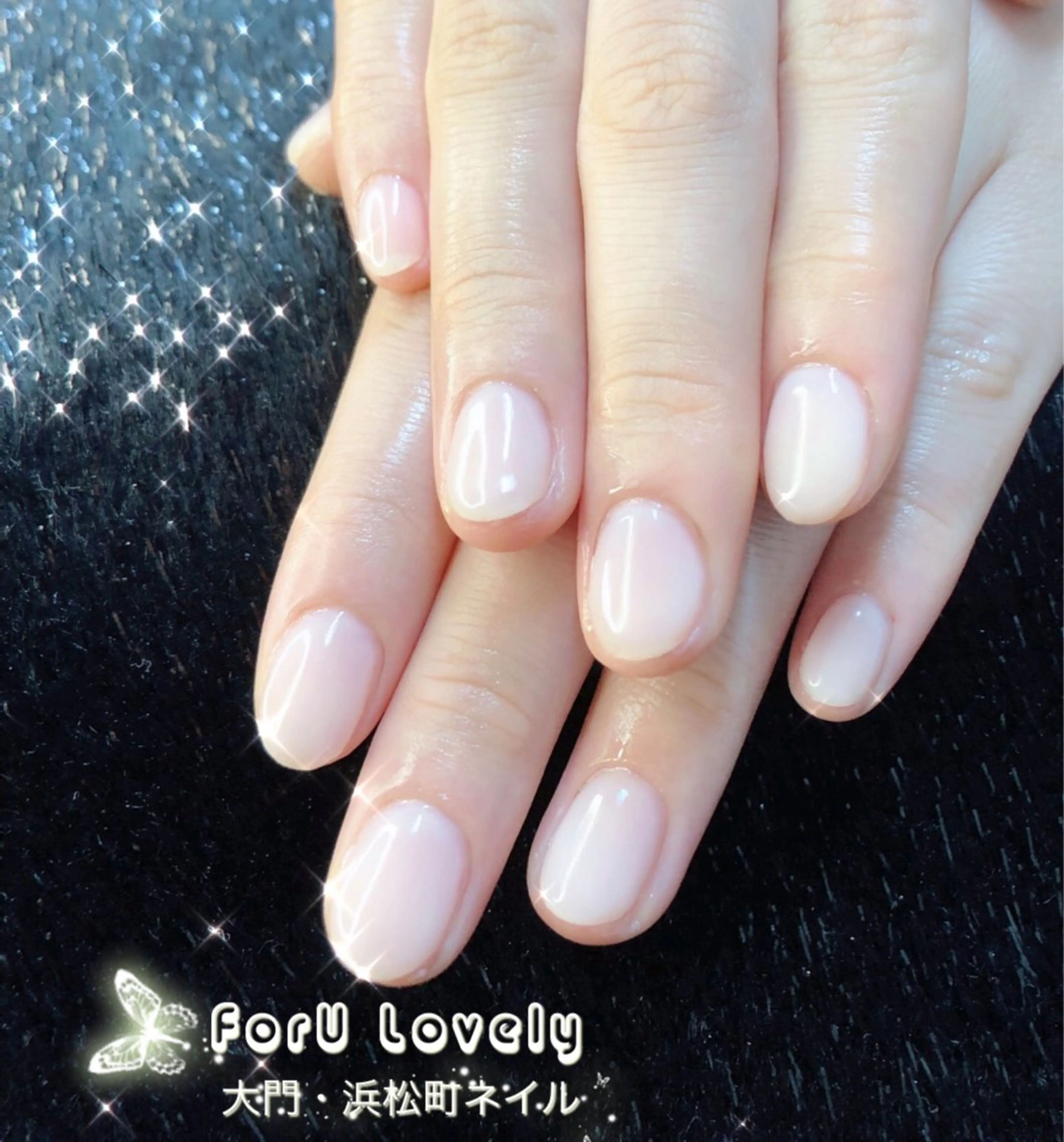 ネイル 桜ネイル フットネイル フレンチネイル ジェルネイル ラメ(グリッター) ハンドネイル ハンドケア 大門浜松町 ネイルのネイルデザイン