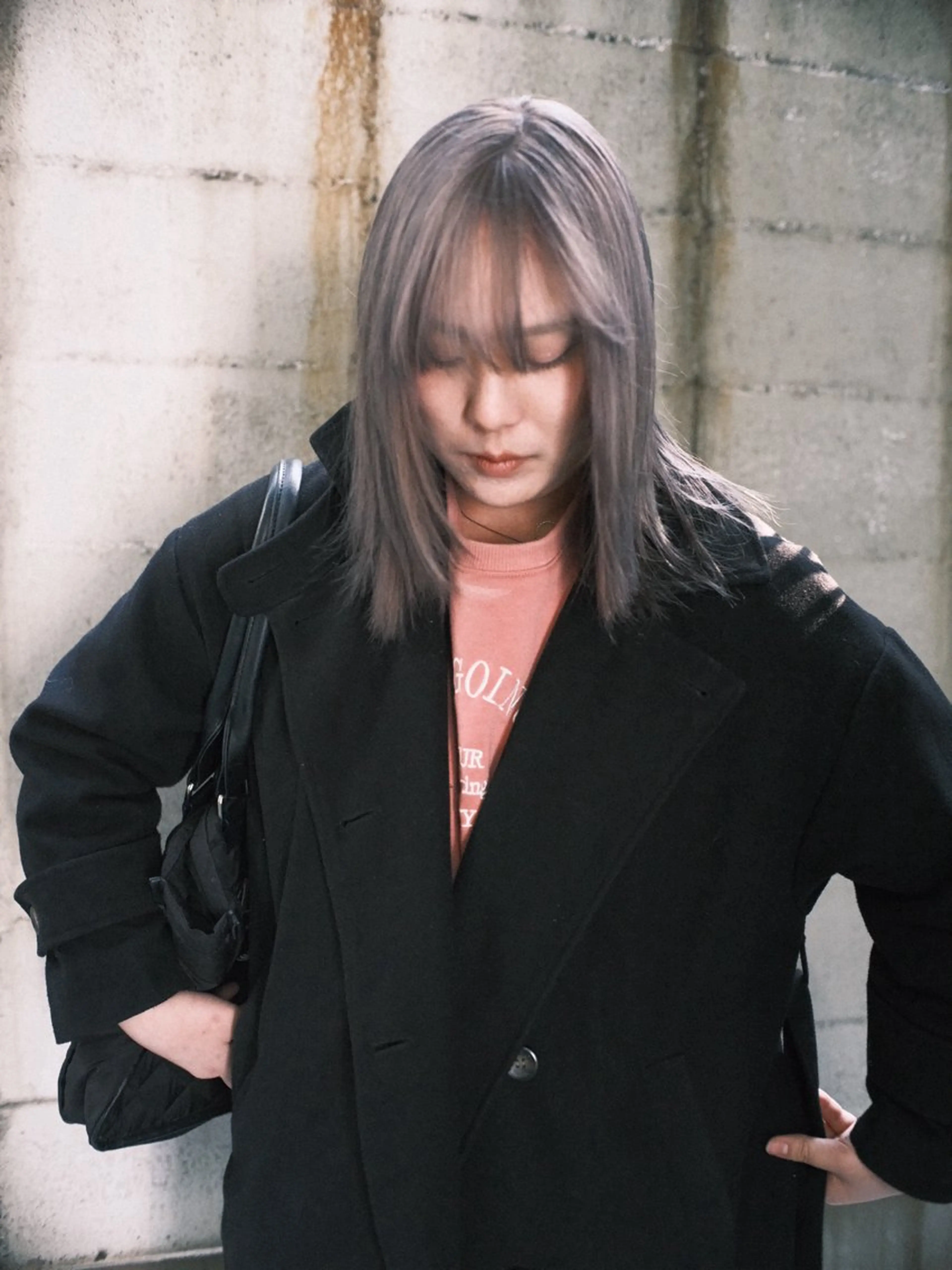 ミディアム カラー ヘアアレンジ ヘアカラー トリートメント 個性爆弾💣 ダブルカラー/ゆかのヘアスタイル