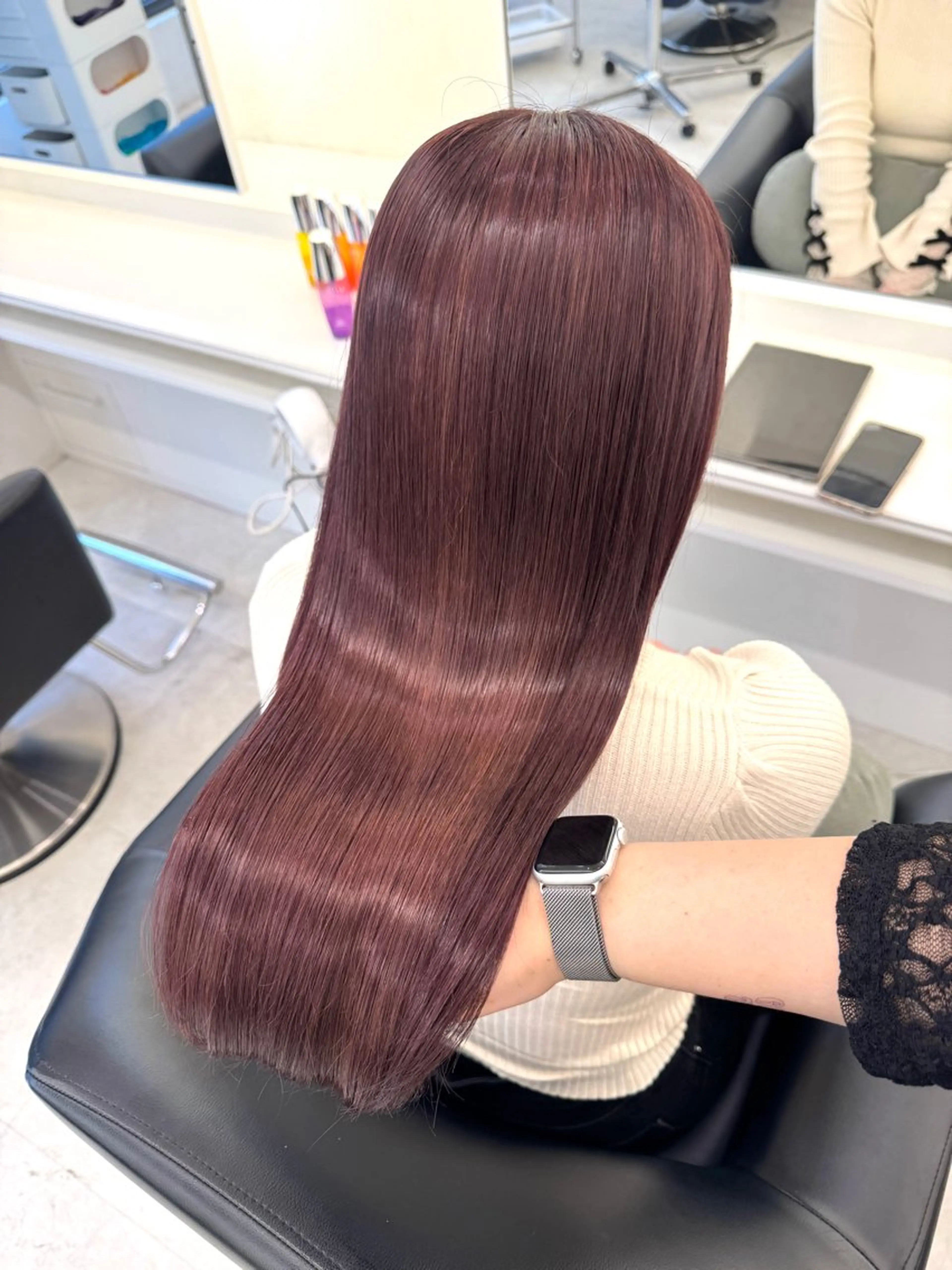 ロング カラー カット ヘアカラー ♡ParveMix NANO♡のヘアスタイル