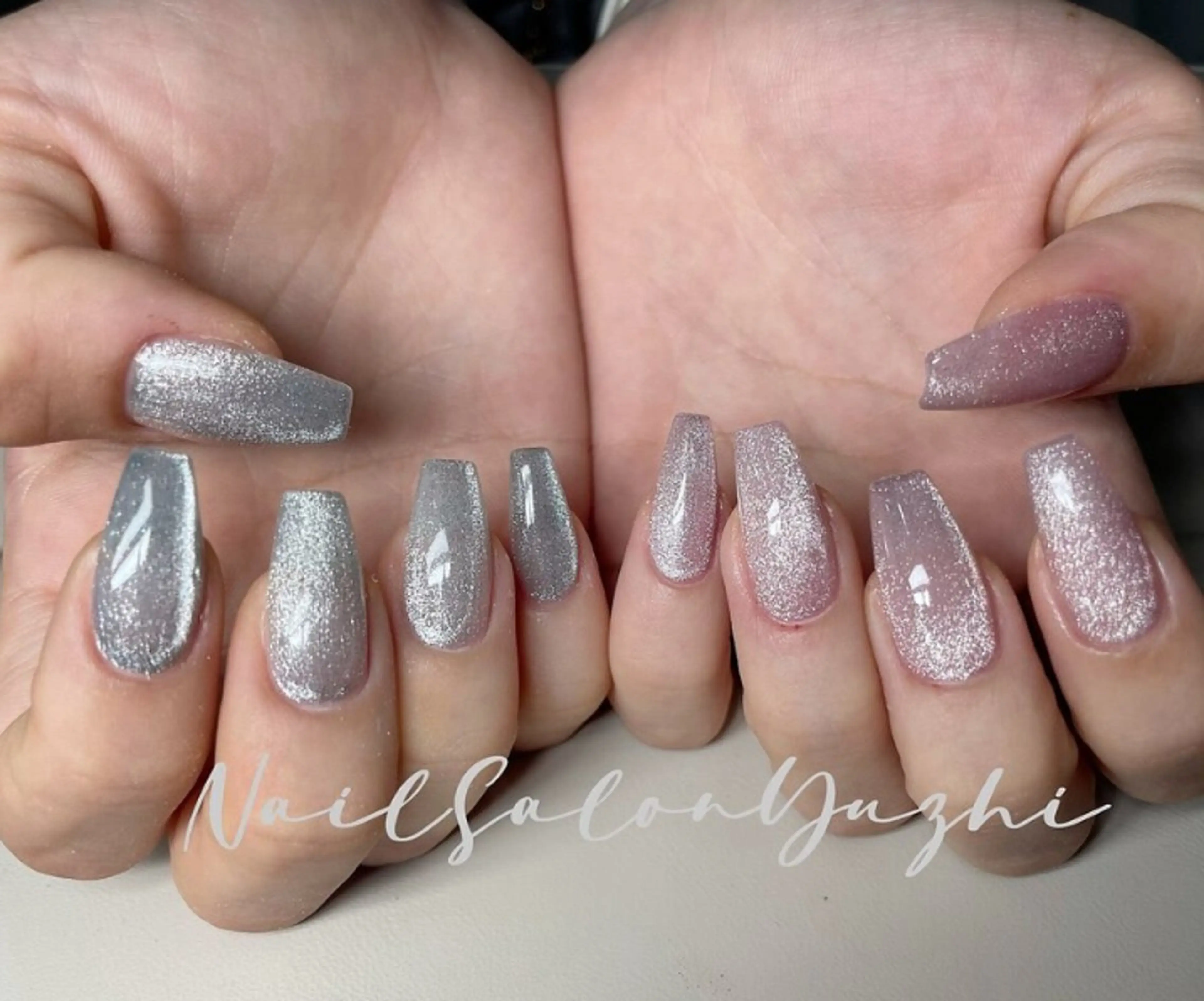 【チップスカルプ】ミラー/マグネットネイル/フラッシュネイルコース10990💗 補足説明を見てくださいの写真