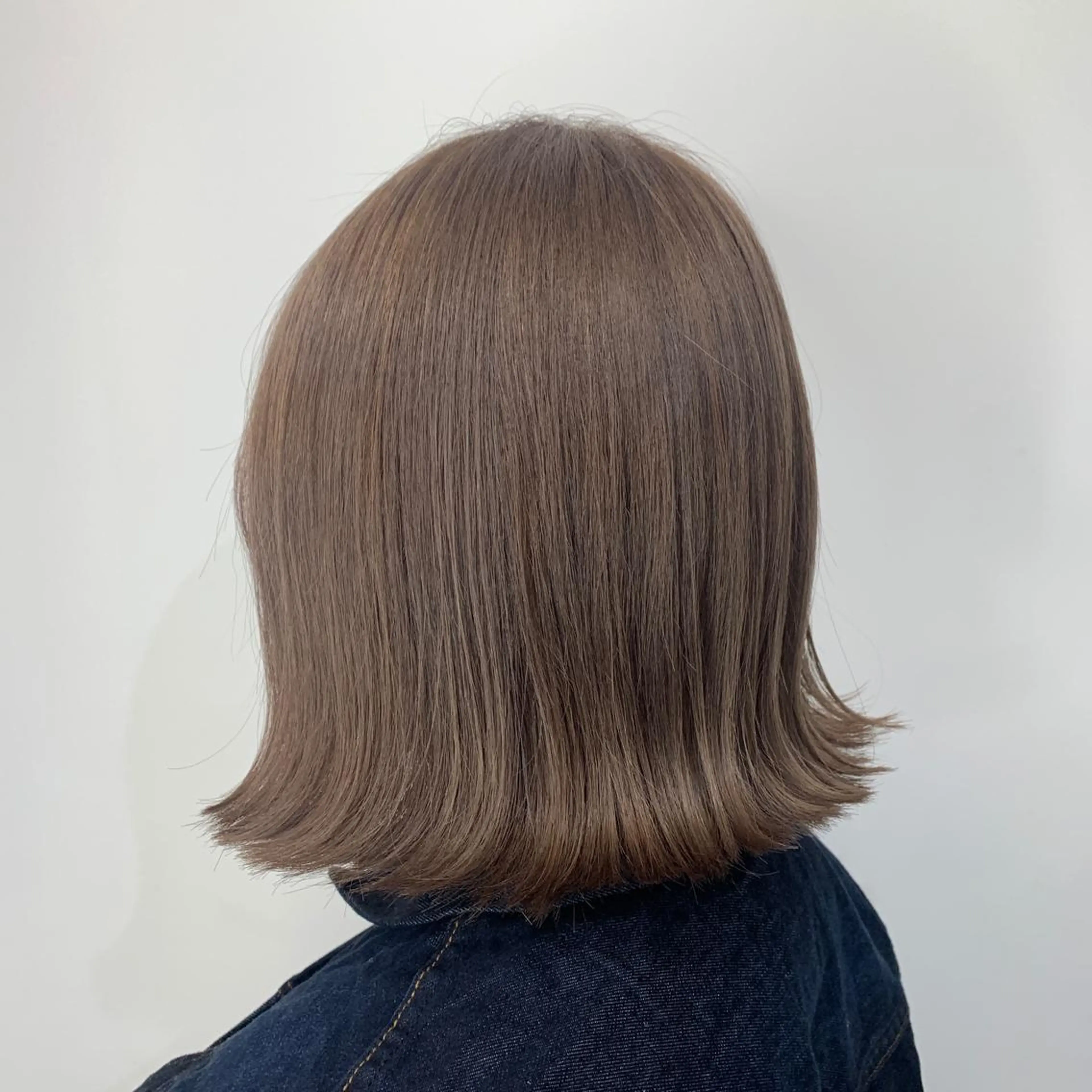 ミディアム カラー 切りっぱなしボブ ボブ HARUKA韓国ヘア /Luana梅田のヘアスタイル