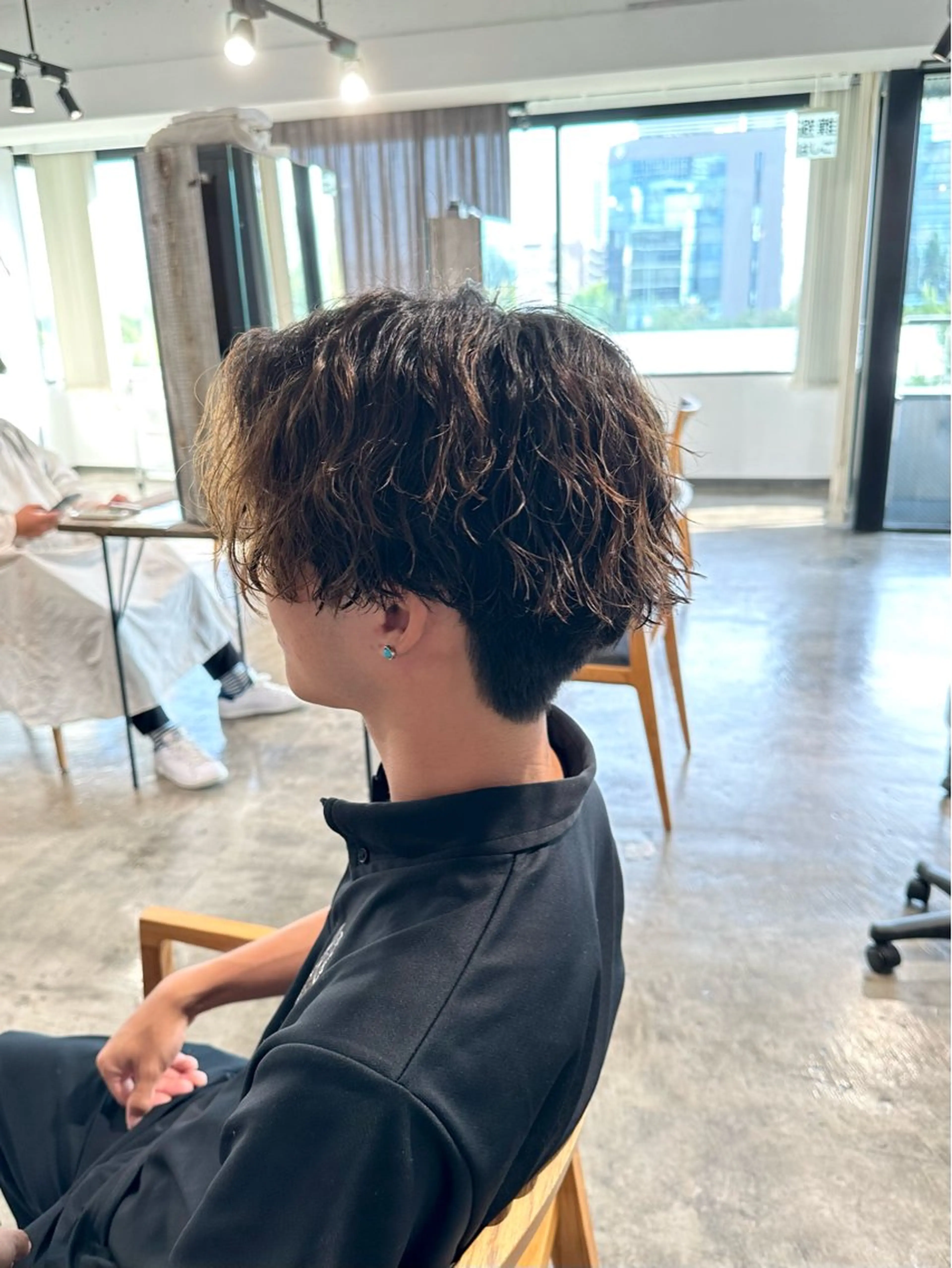 メンズ メンズブリーチ センターパート マッシュ メンズパーマ メンズツイストパーマ カット ヘアカラー パーマ トリートメント 骨格補正施術/メンズ 専門美容師/YUYAのヘアスタイル