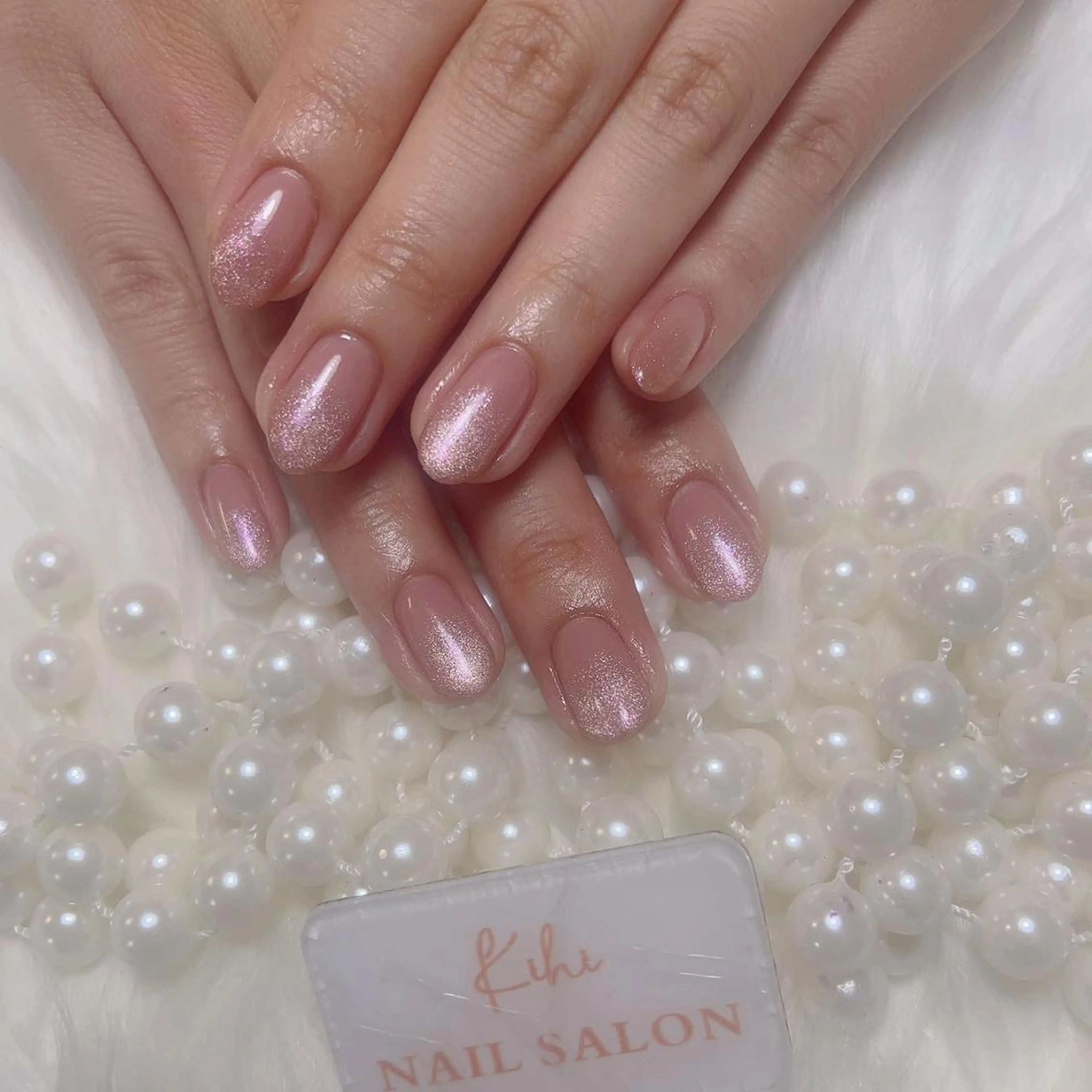 ネイル グラデーション マグネットネイル ハンドネイル 福島 みきのネイルデザイン