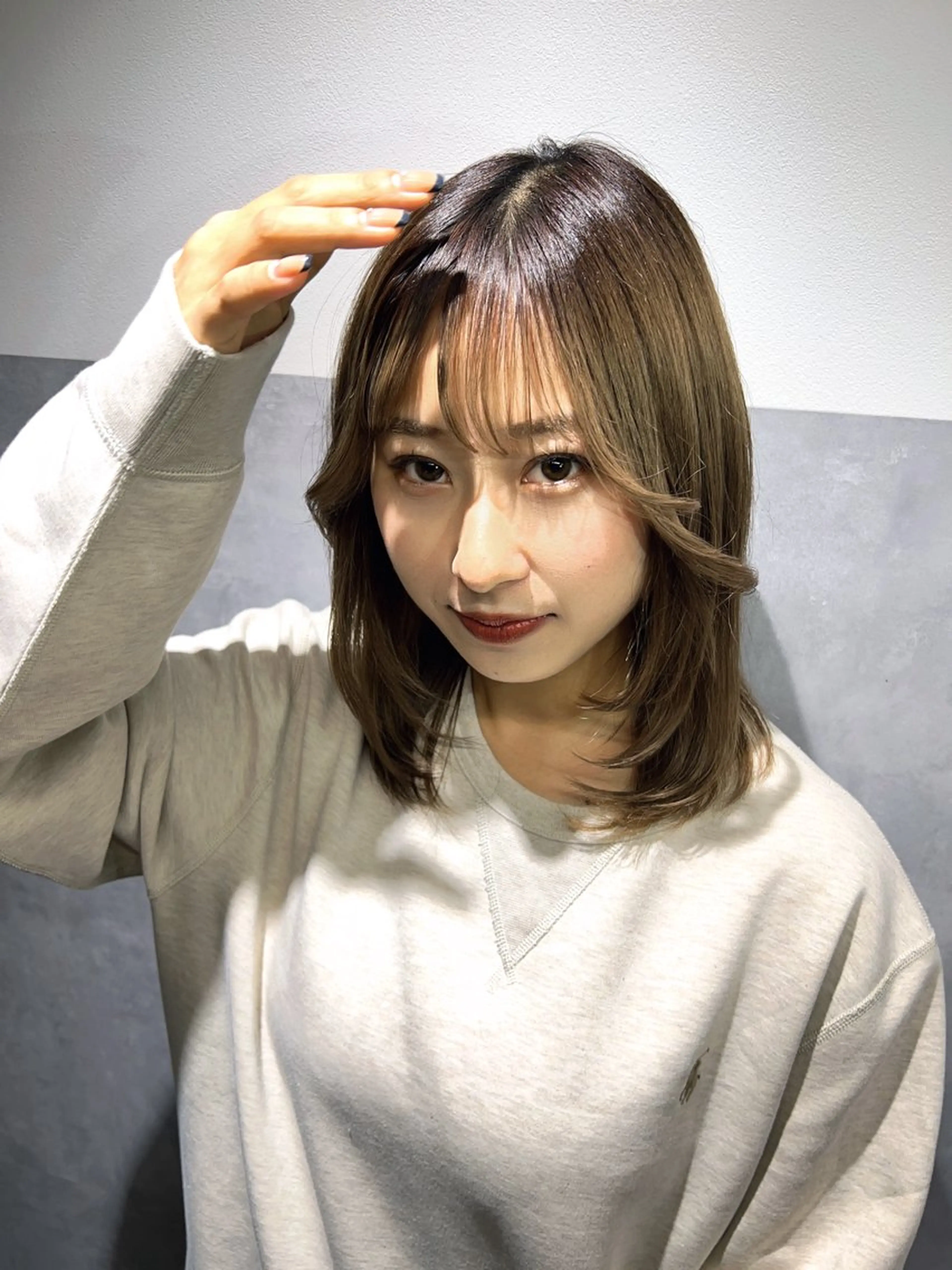 ミディアム レイヤーカット 透明感/レイヤー 🇰🇷tomonaのヘアスタイル