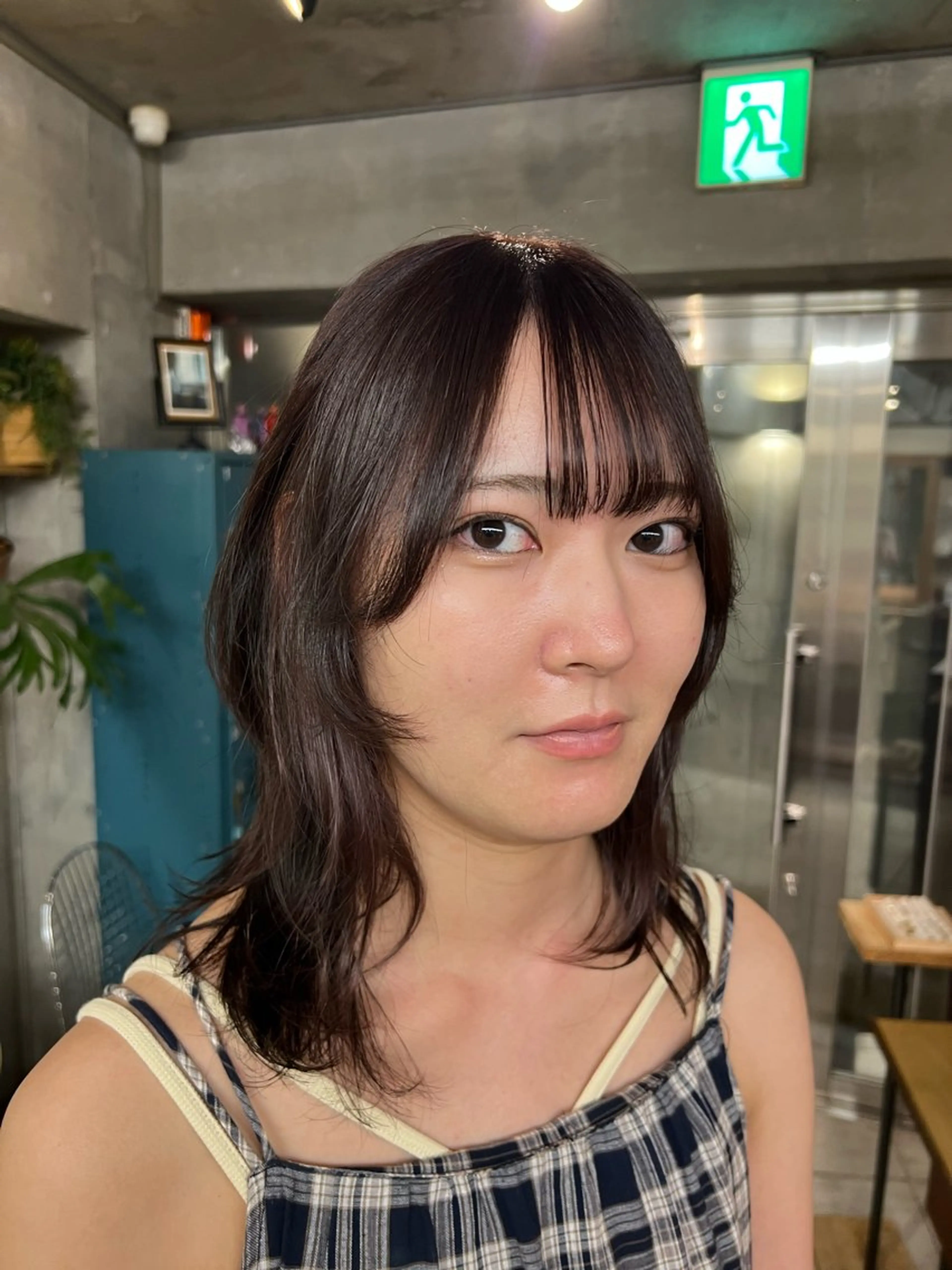 ミディアム 土田かほ/本日🈳 透明感カラー🍃のヘアスタイル