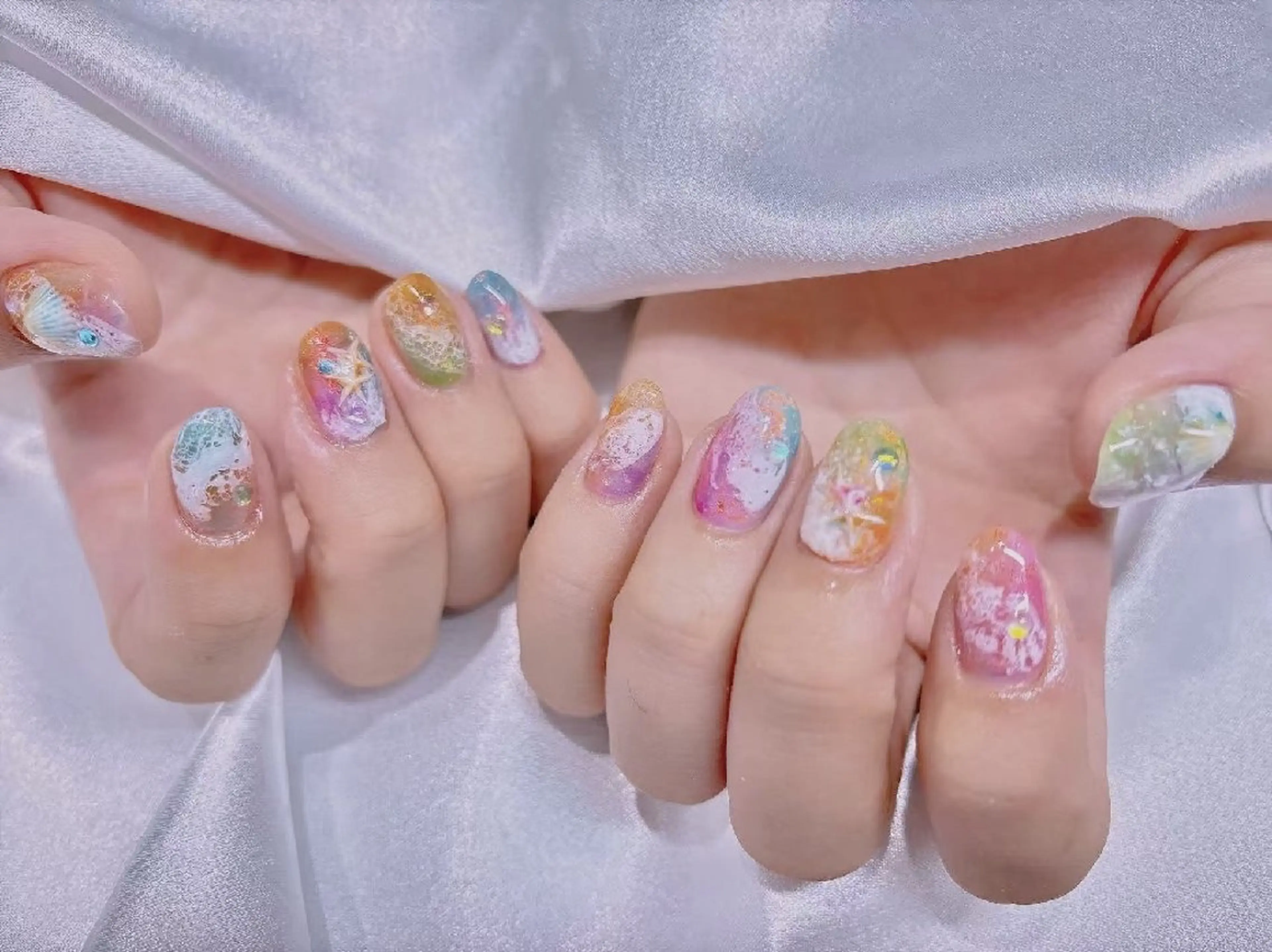 ネイル パラジェル＆フィルイン取り扱いサロンSol Nail所属・Sol Nail ミネのネイルデザイン