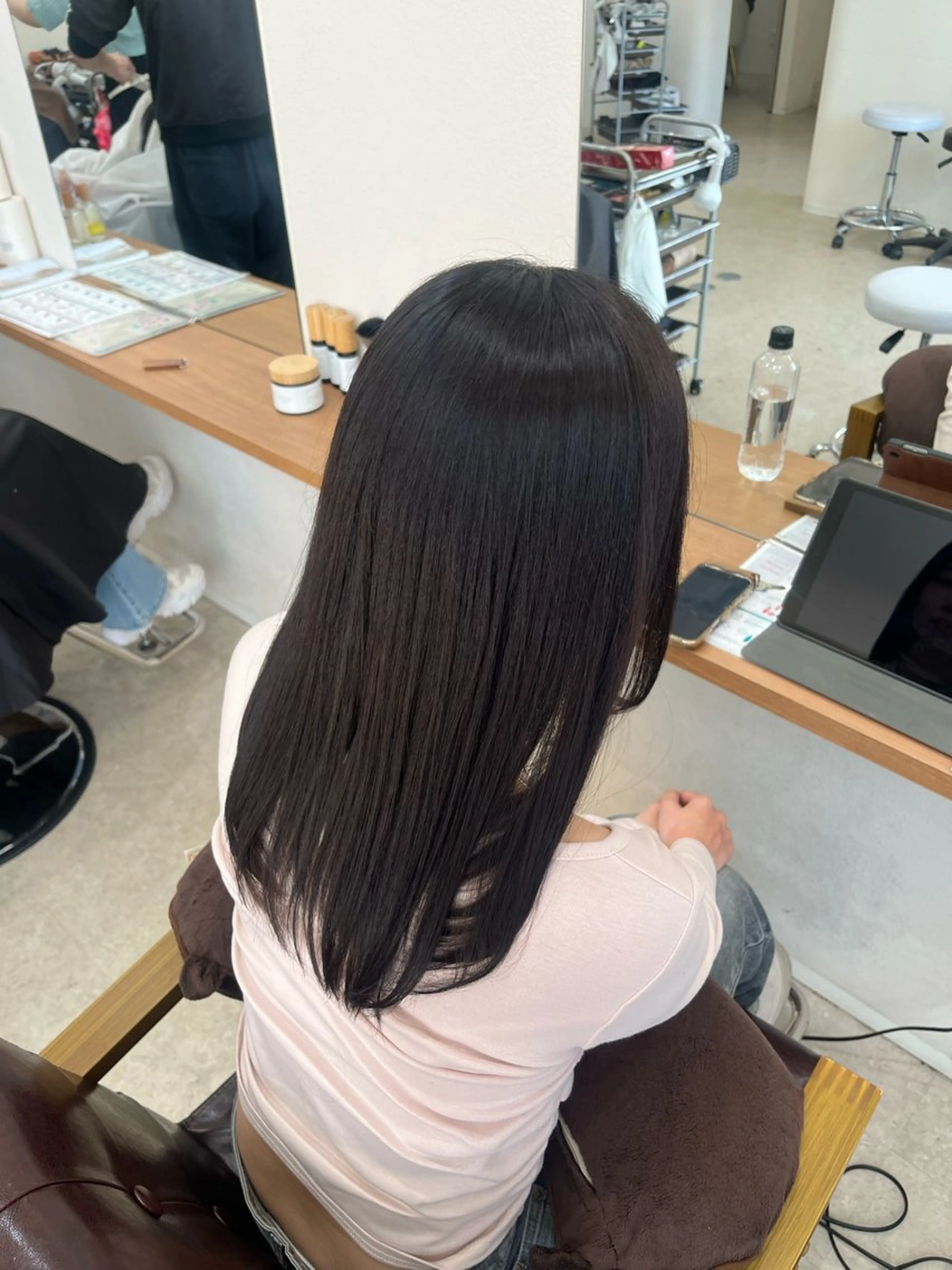 ロング カラー ヘアカラー mei/艶髪/透明感 カラー/ヘアセットのヘアスタイル