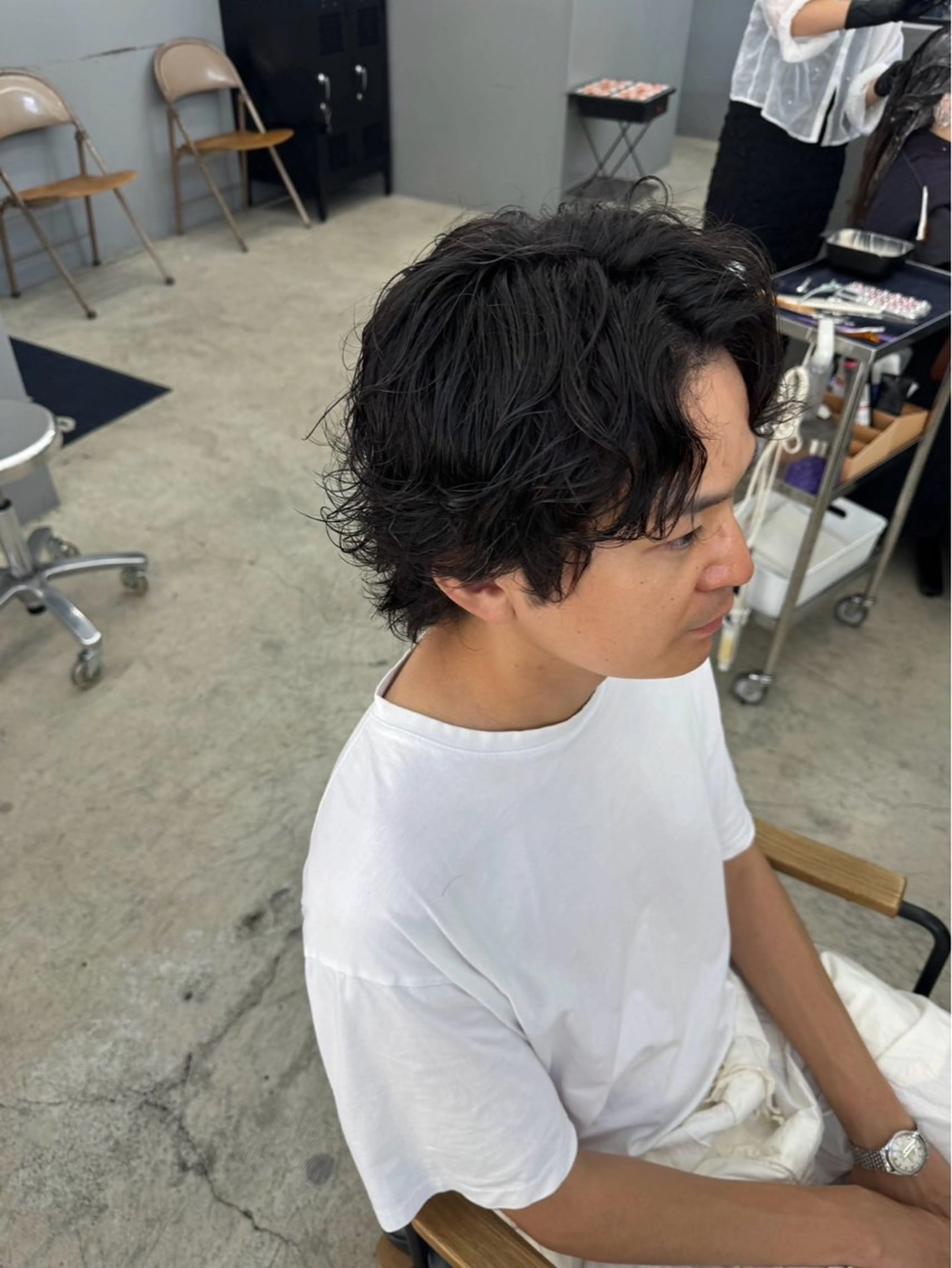 ショート パーマ メンズ メンズ専門サロン wokeのヘアスタイル