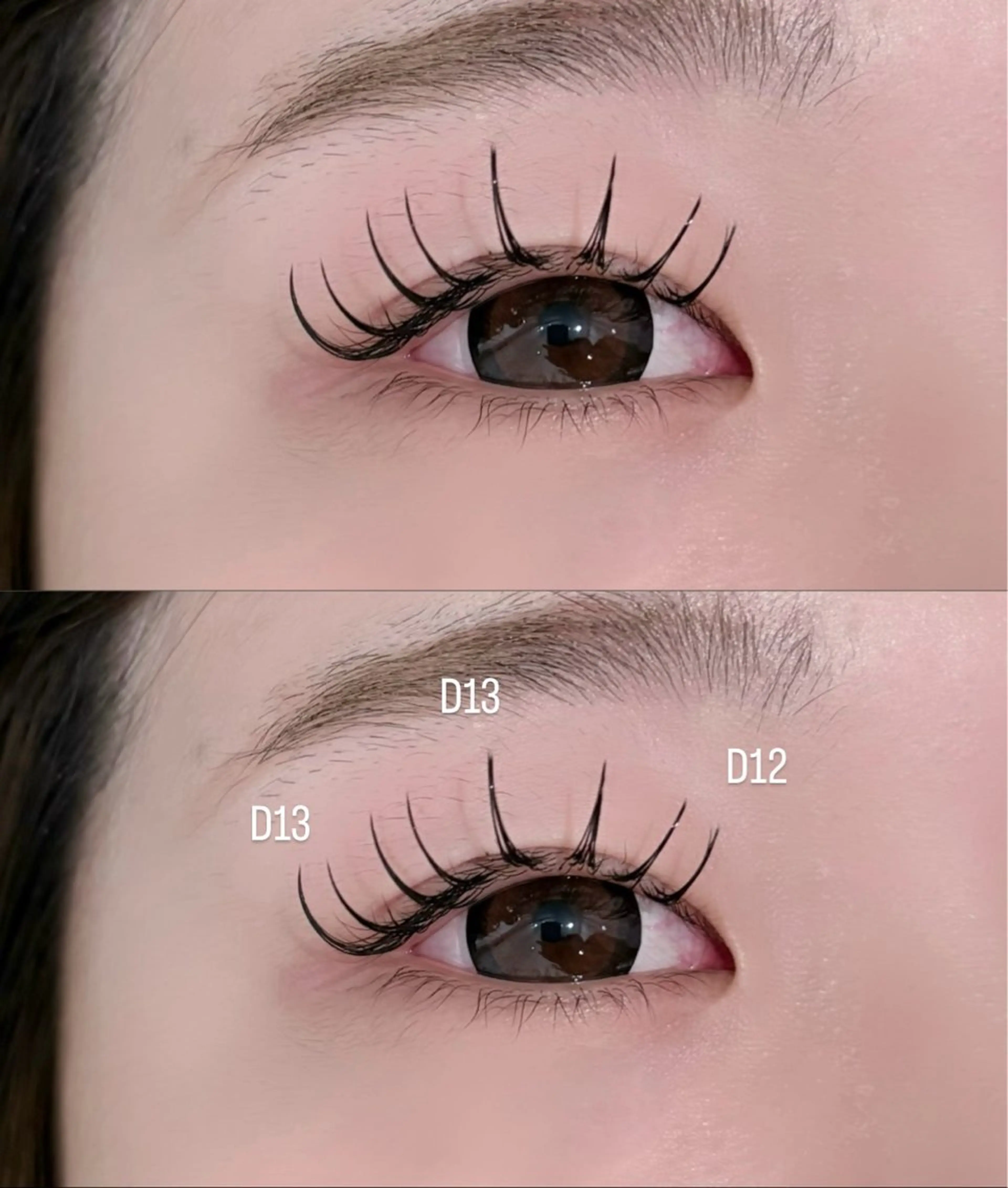 マツエク・マツパ フラットラッシュ meRK manamiのマツエク・マツパデザイン