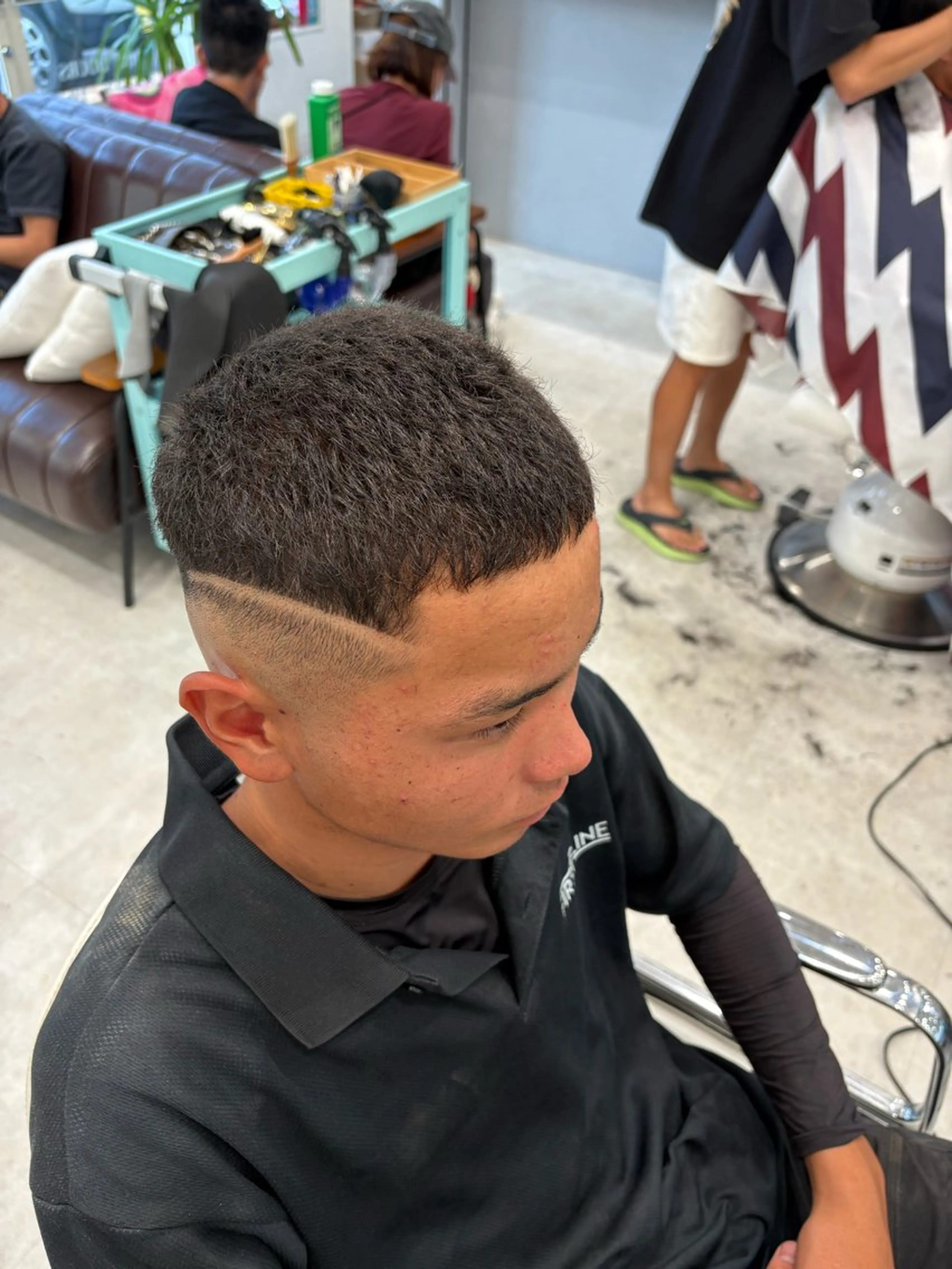 ショート メンズ カット パーマ 本間 颯太のヘアスタイル