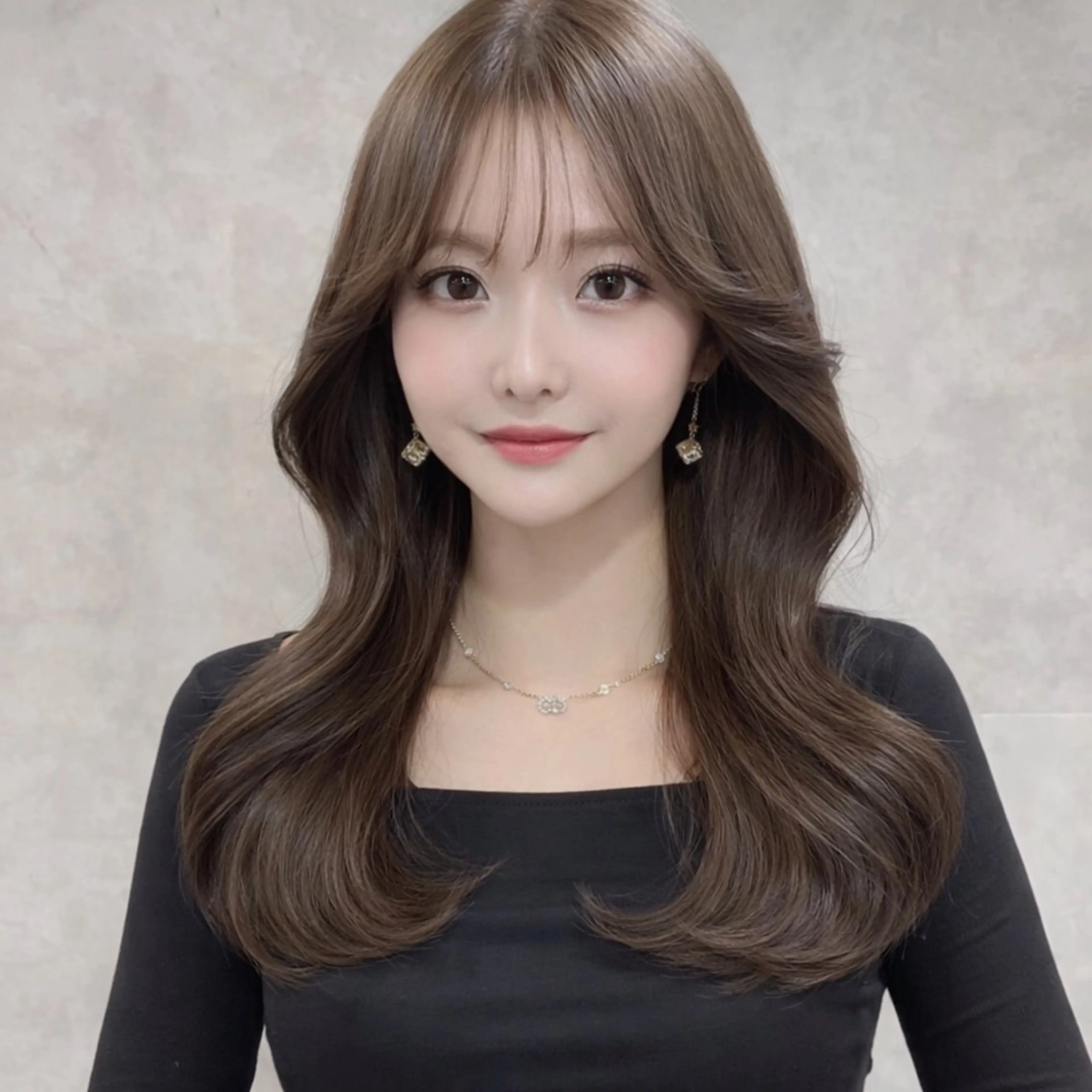 セミロング カラー アッシュ アッシュブラウン ブリーチ ブラウンカラー 透明感カラー カット ヘアカラー トリートメント 🦋Yui🦋透明感 /ベージュ/髪質改善のヘアスタイル