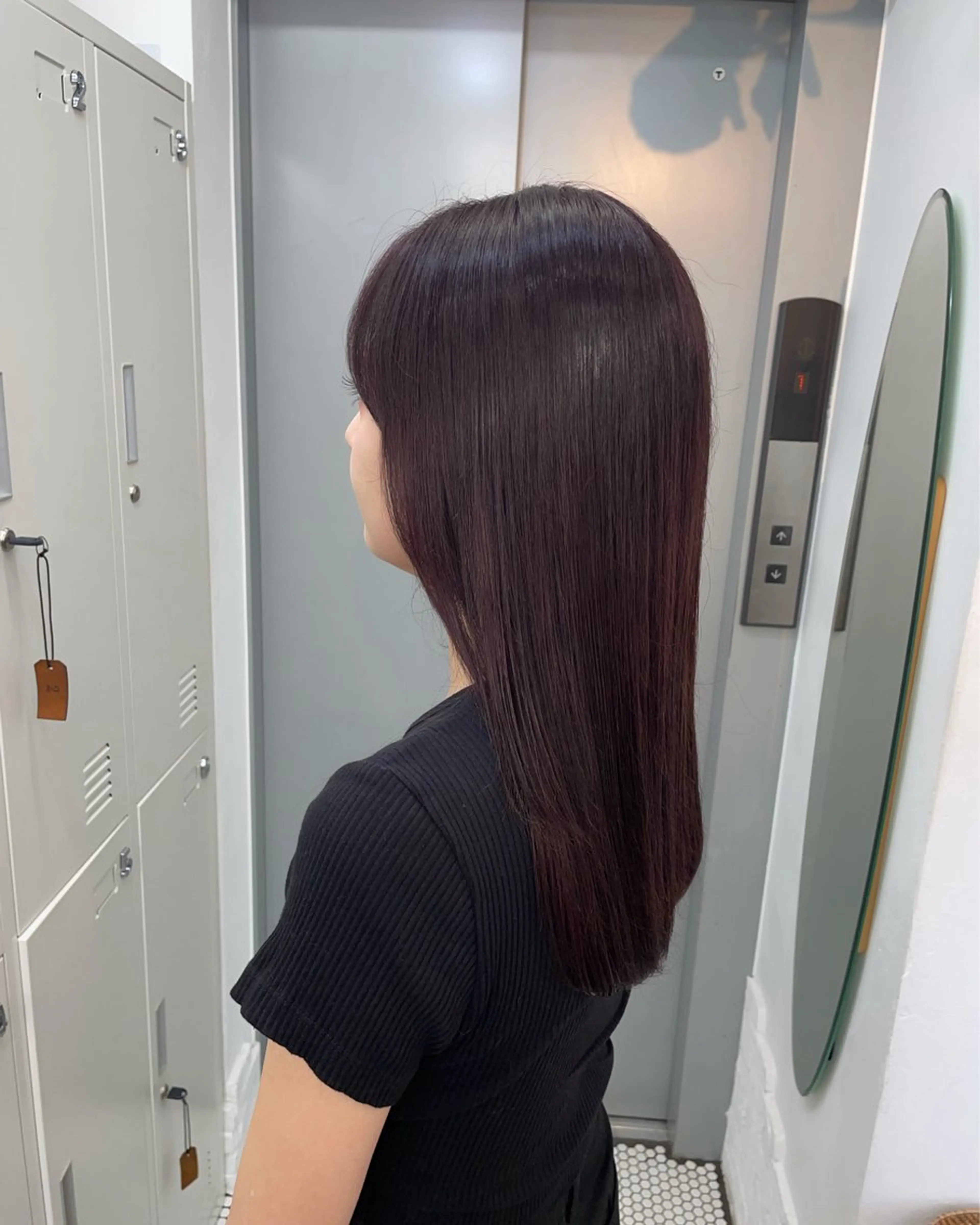 セミロング カラー ラベンダーカラー トリートメント ヘアカラー トリートメント ✨髪質改善✨原宿 えのもと　はなのヘアスタイル