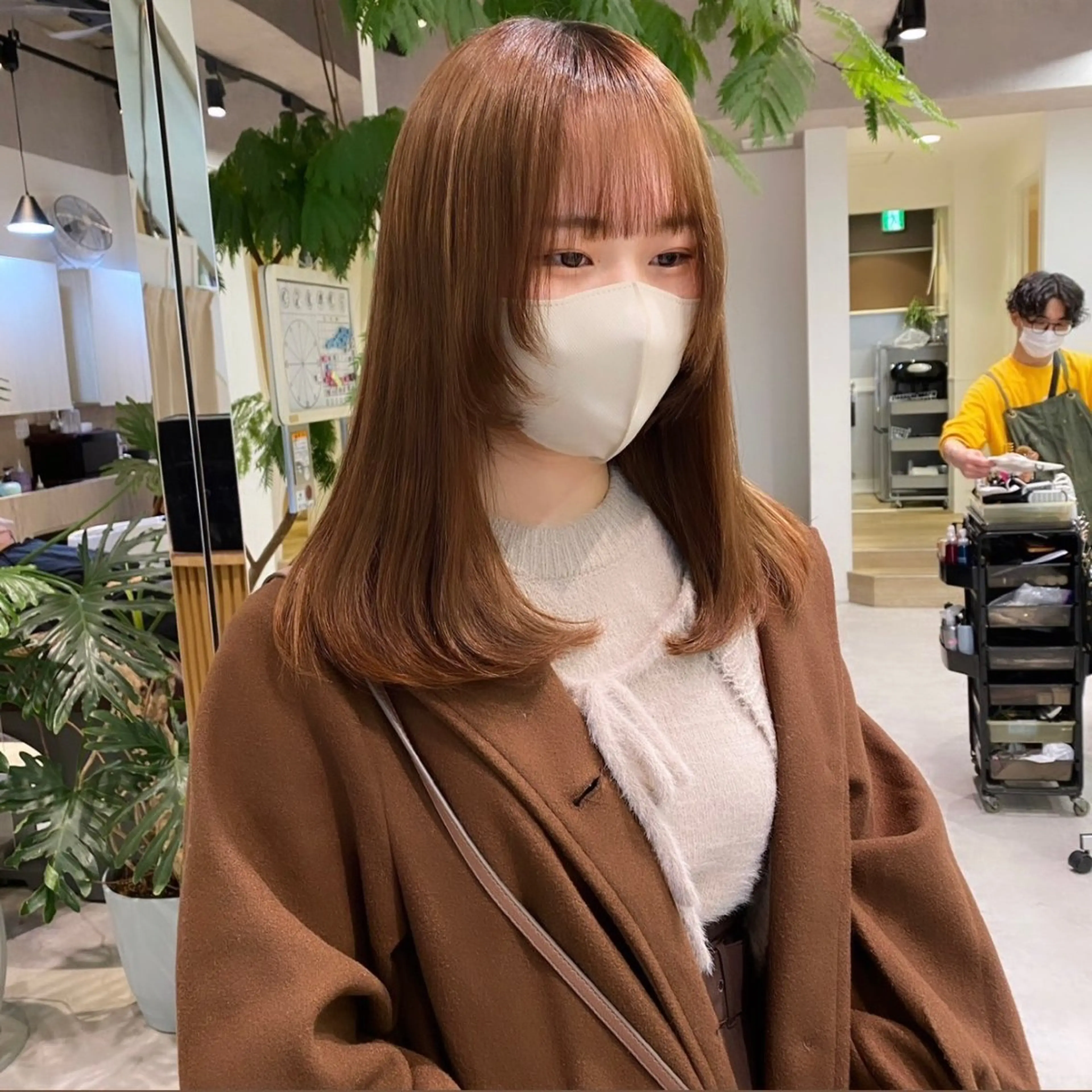 ミディアム omocha umiのヘアスタイル