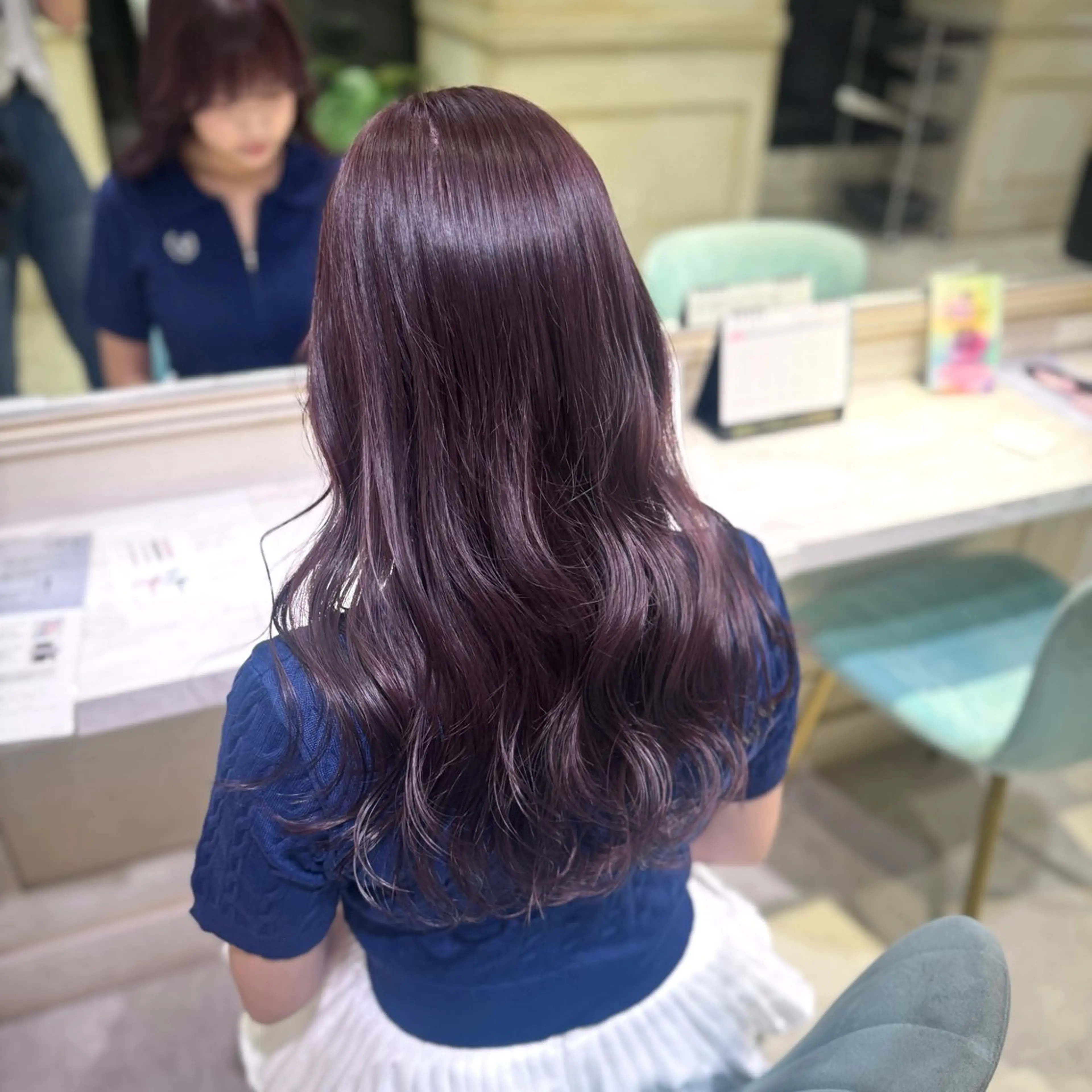 ロング カラー 艶カラー/ ななみのヘアスタイル