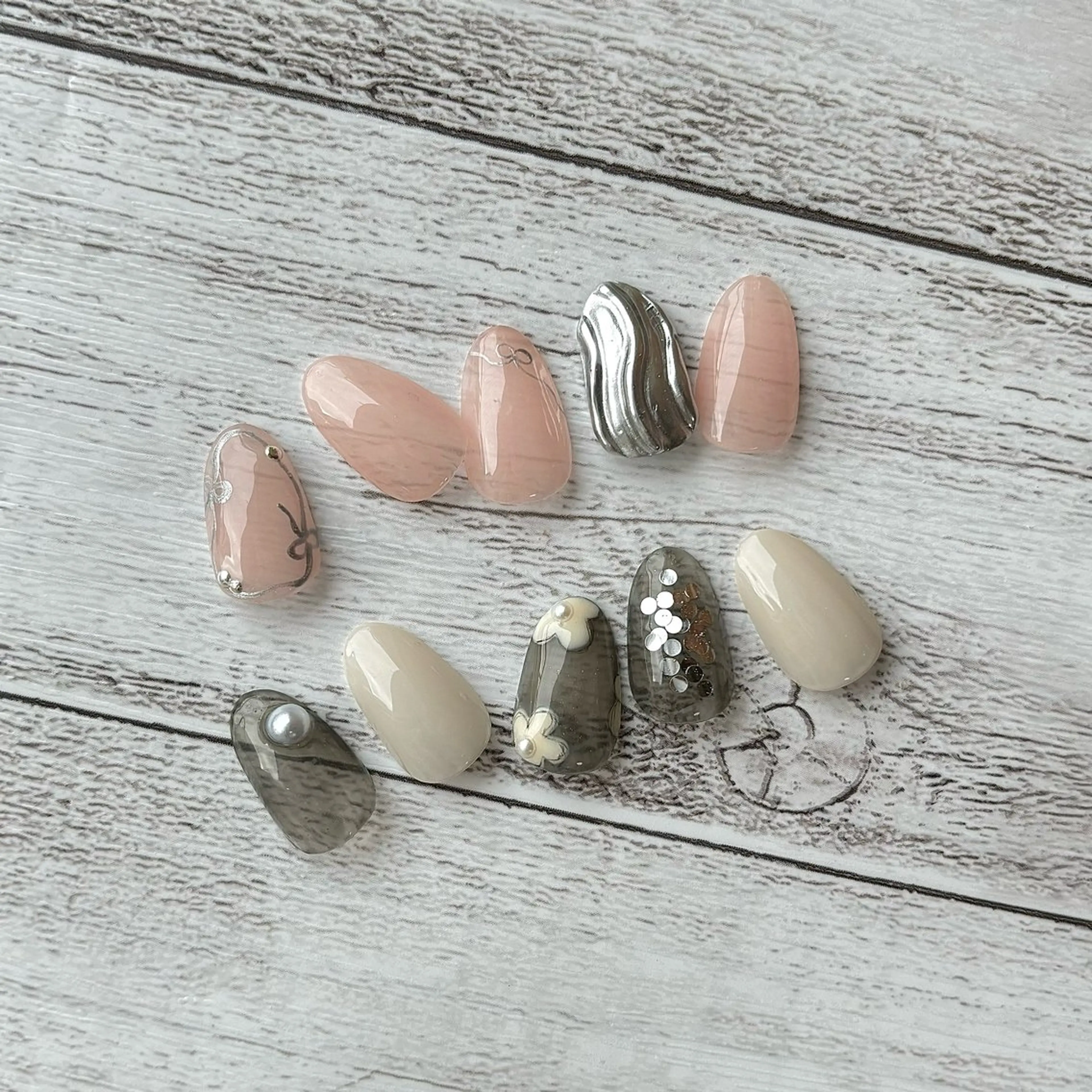 ネイル ハンドネイル Nailsalon BLOOM🌷 山崎のネイルデザイン