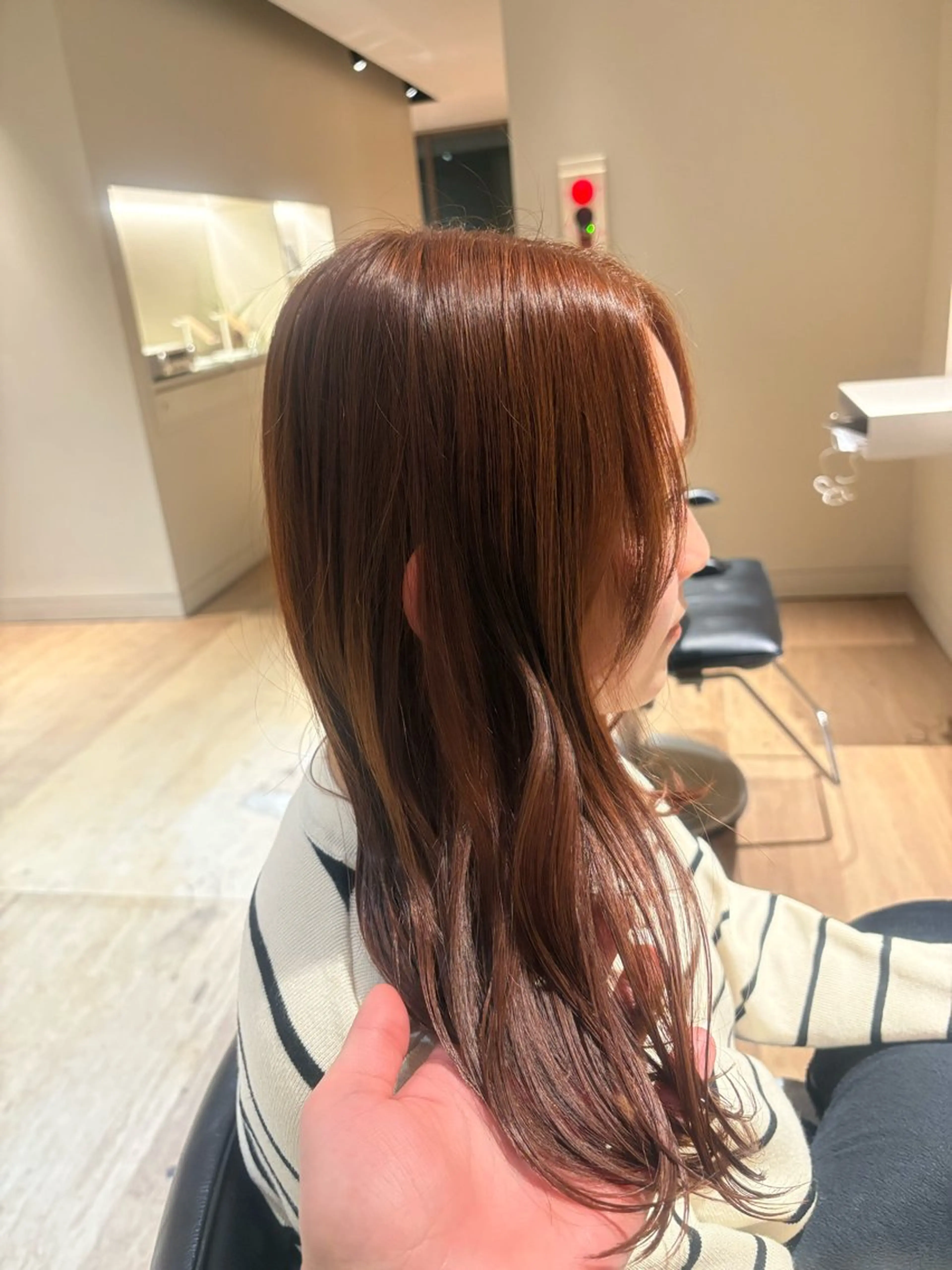 セミロング 北尾 斗唯のヘアスタイル