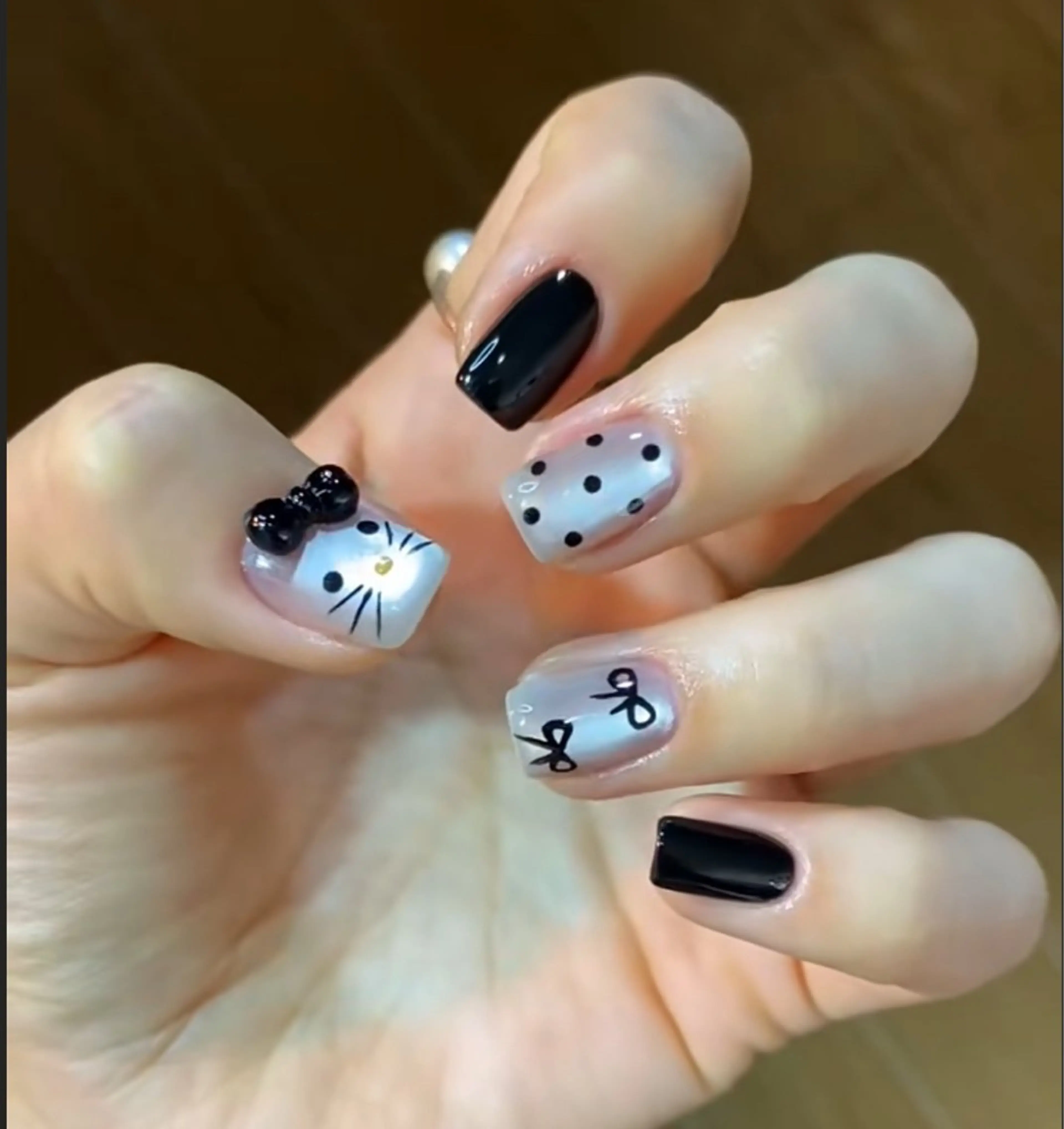 ネイル 韓国ネイル 持ち込み ニュアンスネイル ネイルチップ ハンドネイル Tini ANA.CHUOのネイルデザイン