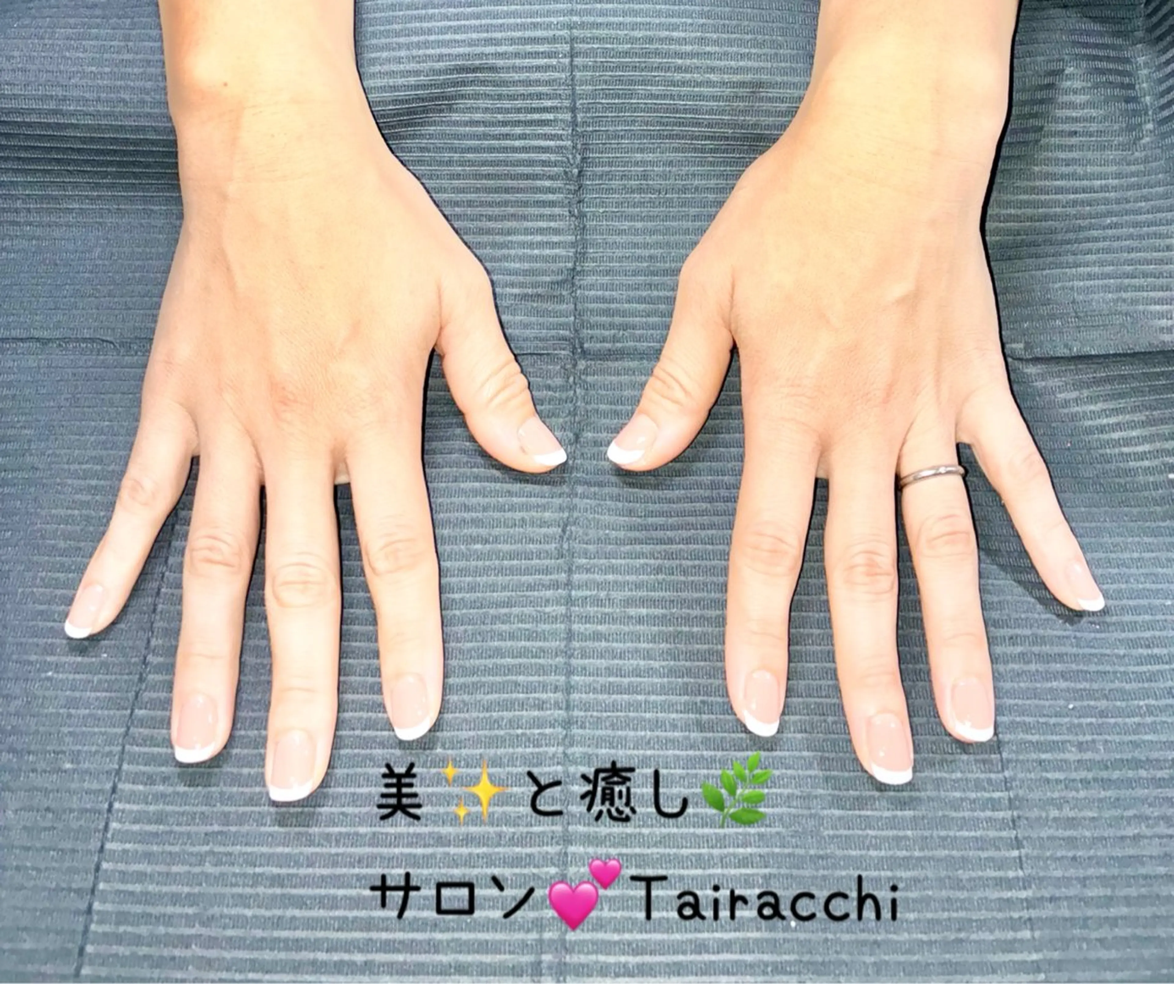 ネイル フレンチネイル Tairacchi ﾀｲﾗｯﾁのネイルデザイン