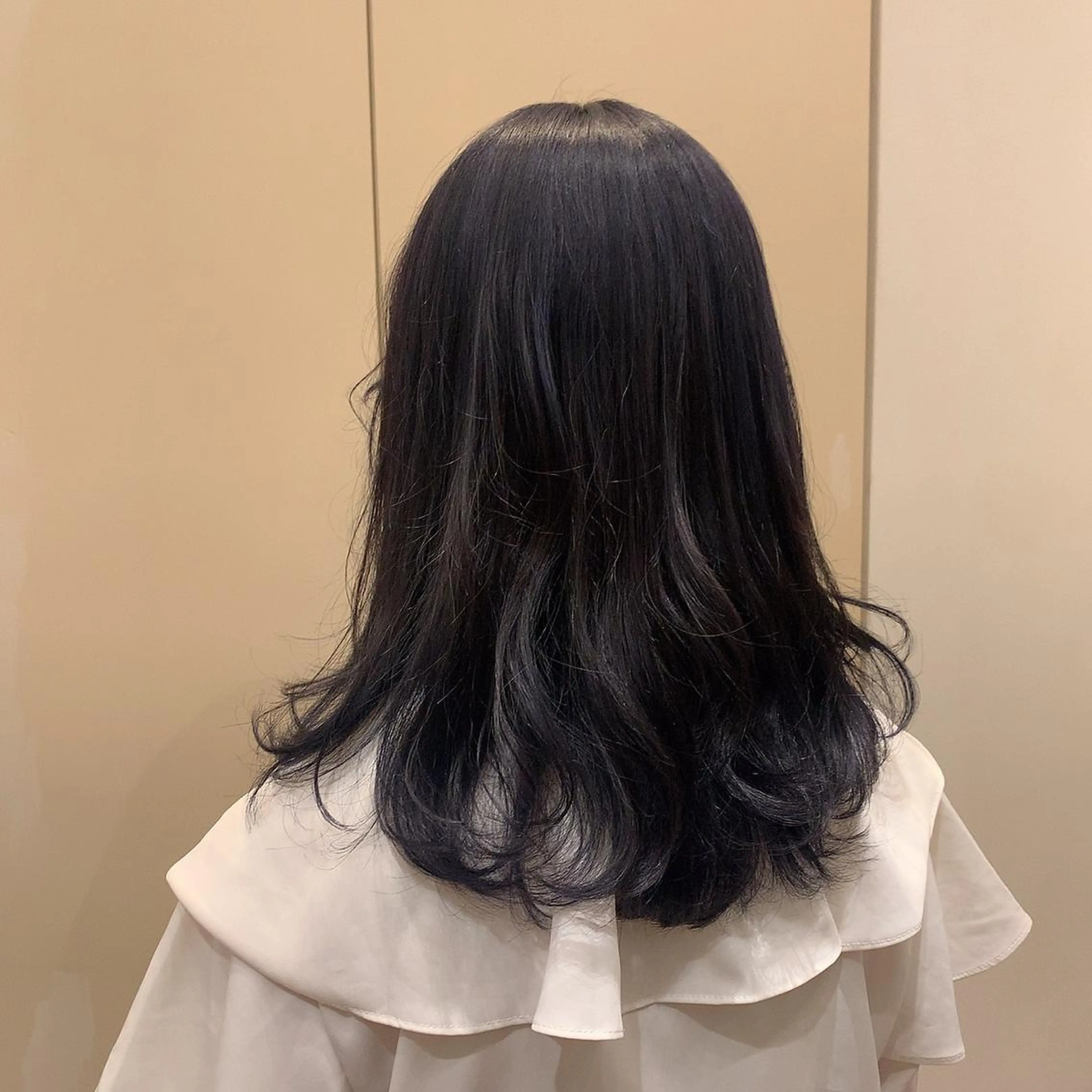 ミディアム カラー 【完全個室】髪質改善 暖色カラー/山崎唯奈のヘアスタイル