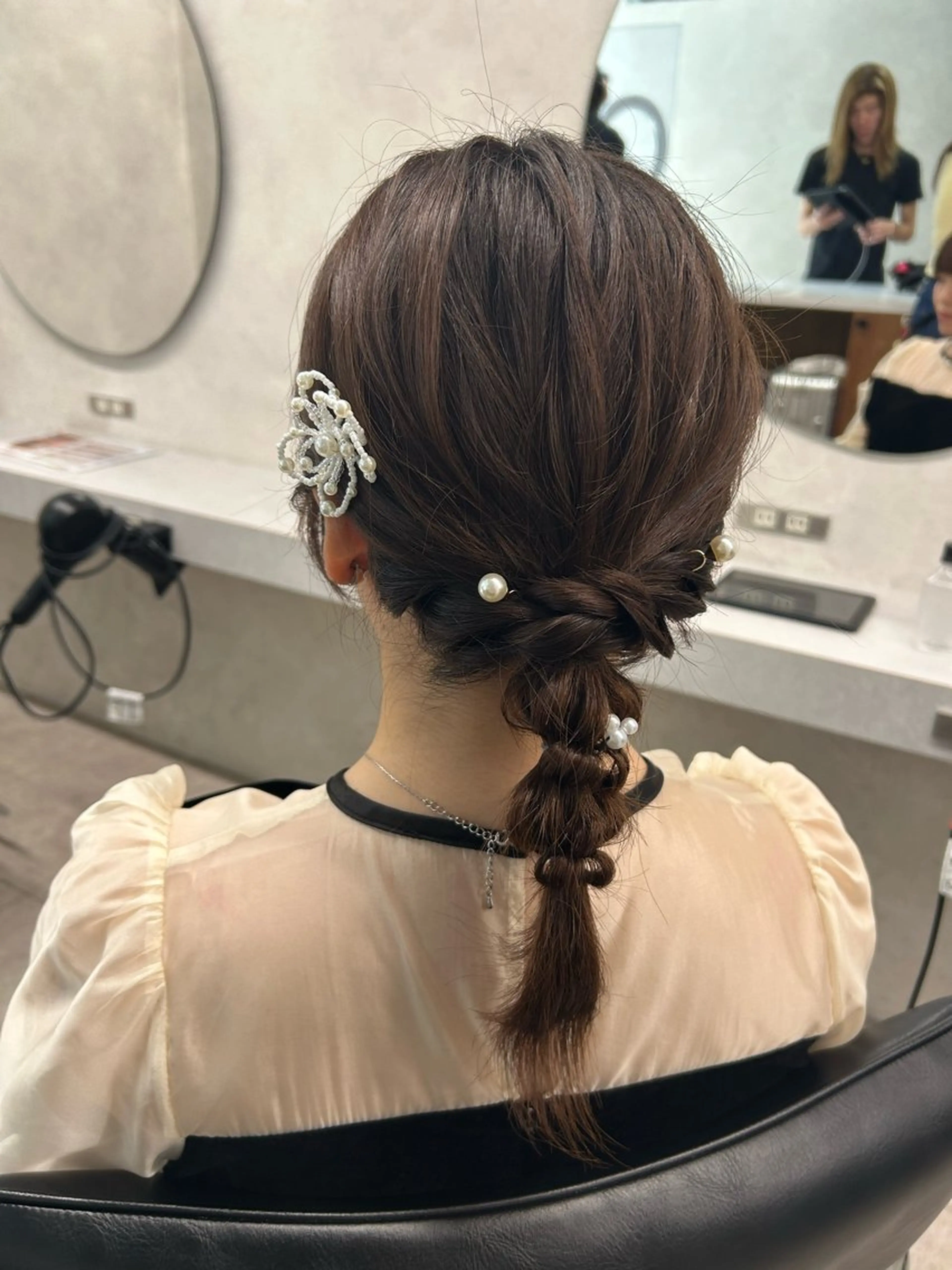 ミディアム ヘアセット 🎀HARU ボブ/ヘアセット🫧のヘアスタイル